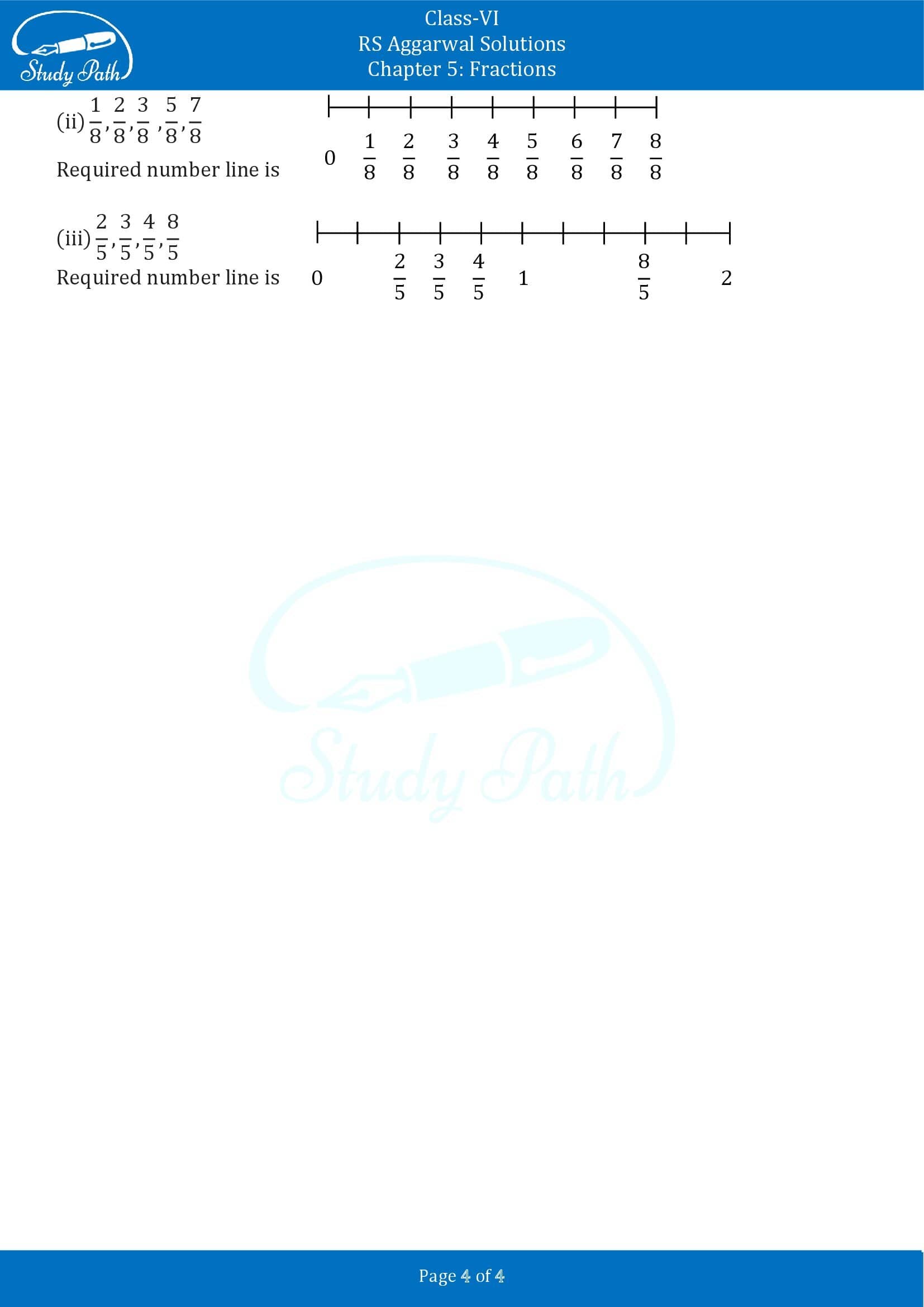 RS Aggarwal Solutions Class 6 Chapter 5 Fractions Exercise 5B 00004