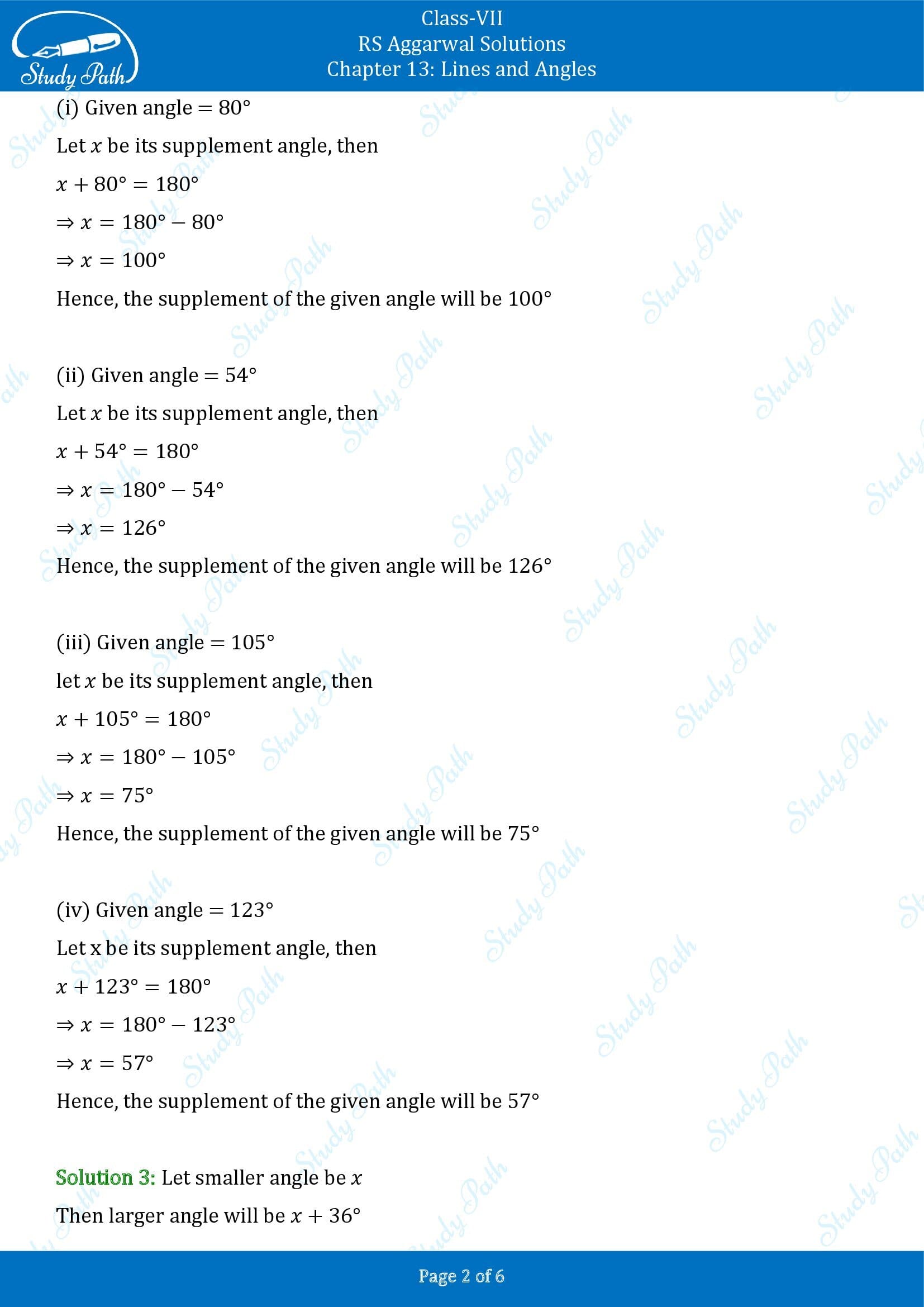RS Aggarwal Solutions Class 7 Chapter 13 Lines and Angles 00002