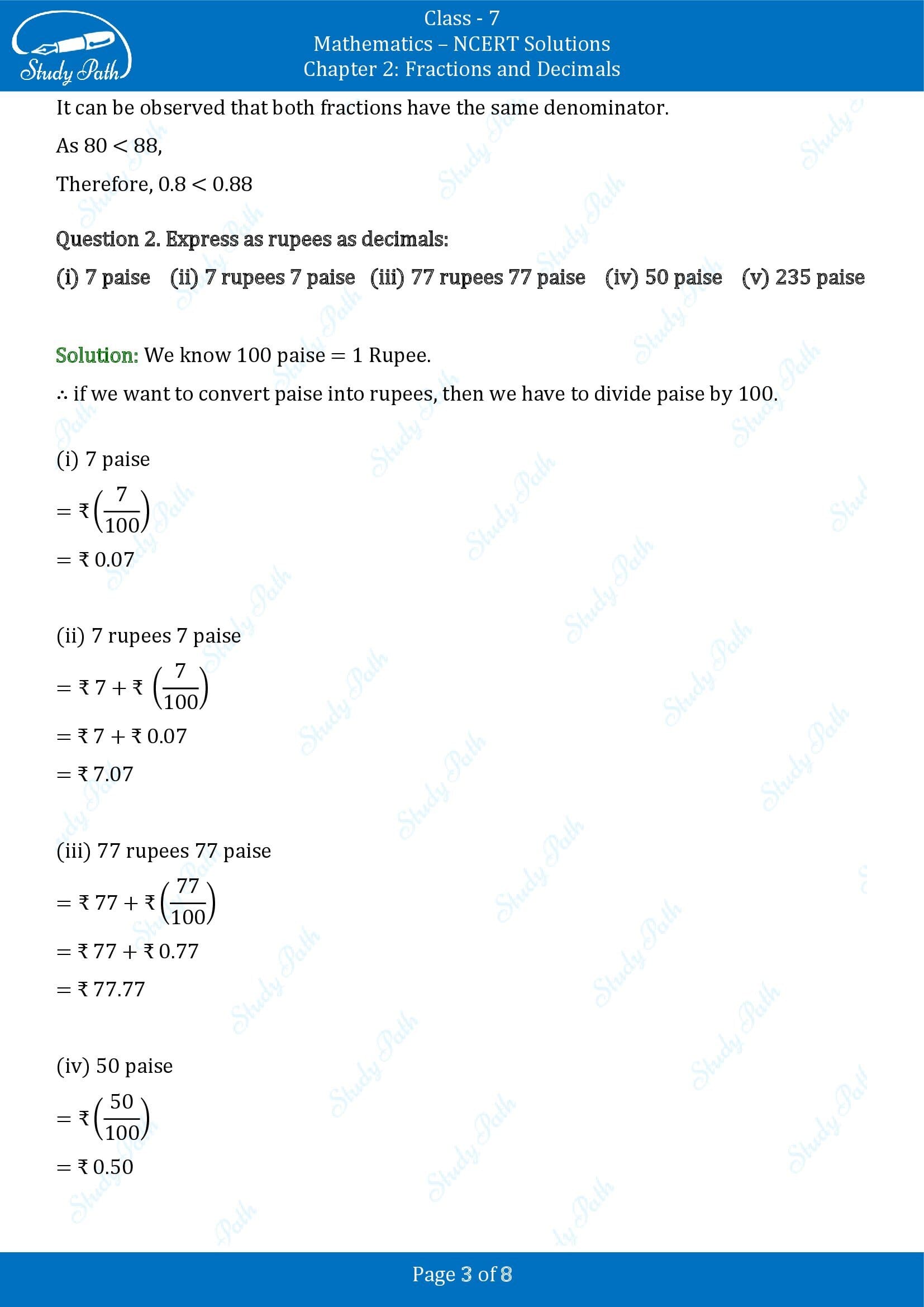 NCERT Solutions for Class 7 Maths Chapter 2 Fractions and Decimals Exercise 2.5 00003