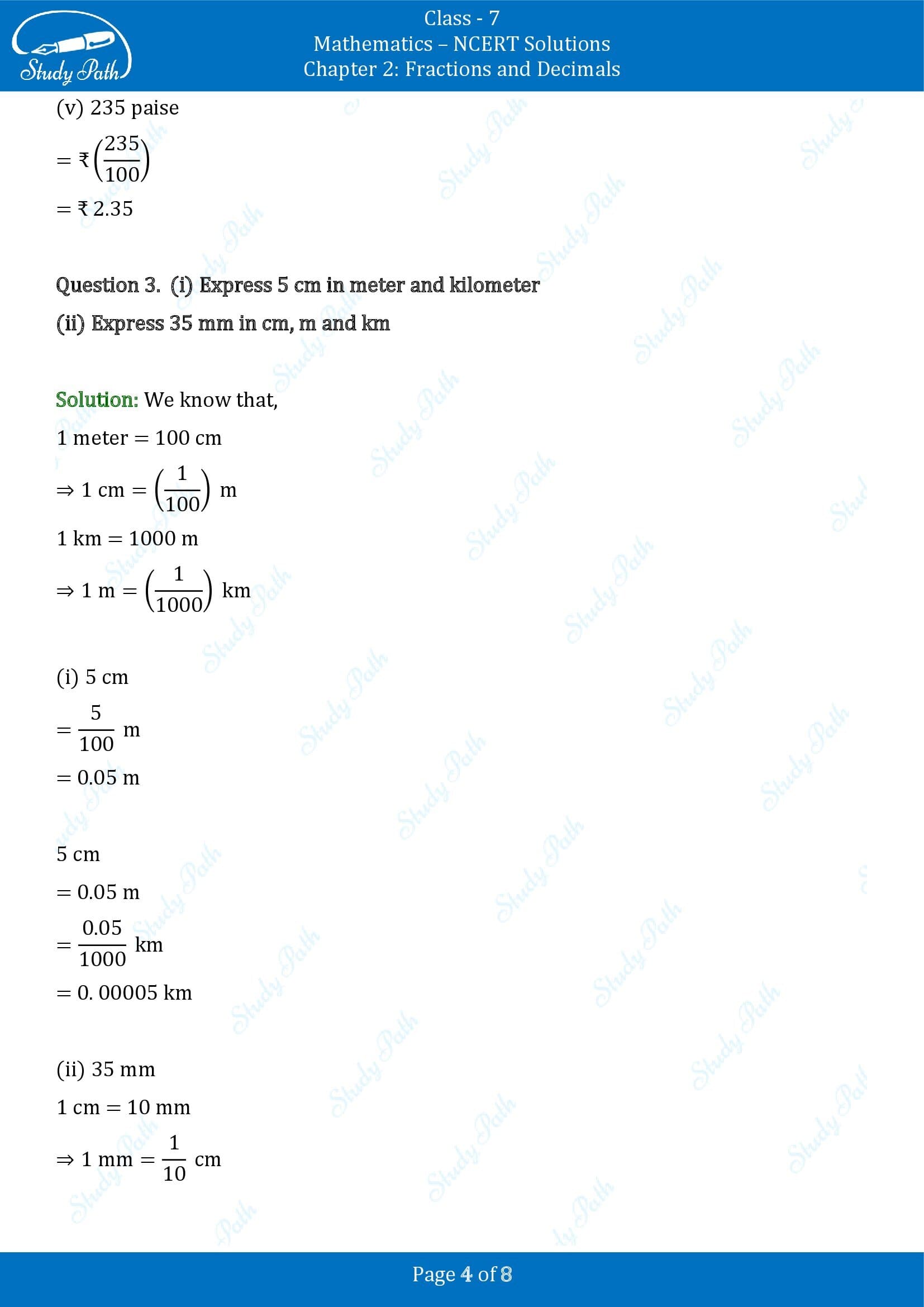 NCERT Solutions for Class 7 Maths Chapter 2 Fractions and Decimals Exercise 2.5 00004