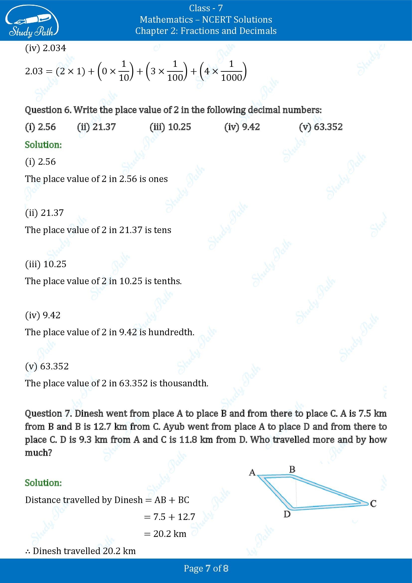 NCERT Solutions for Class 7 Maths Chapter 2 Fractions and Decimals Exercise 2.5 00007