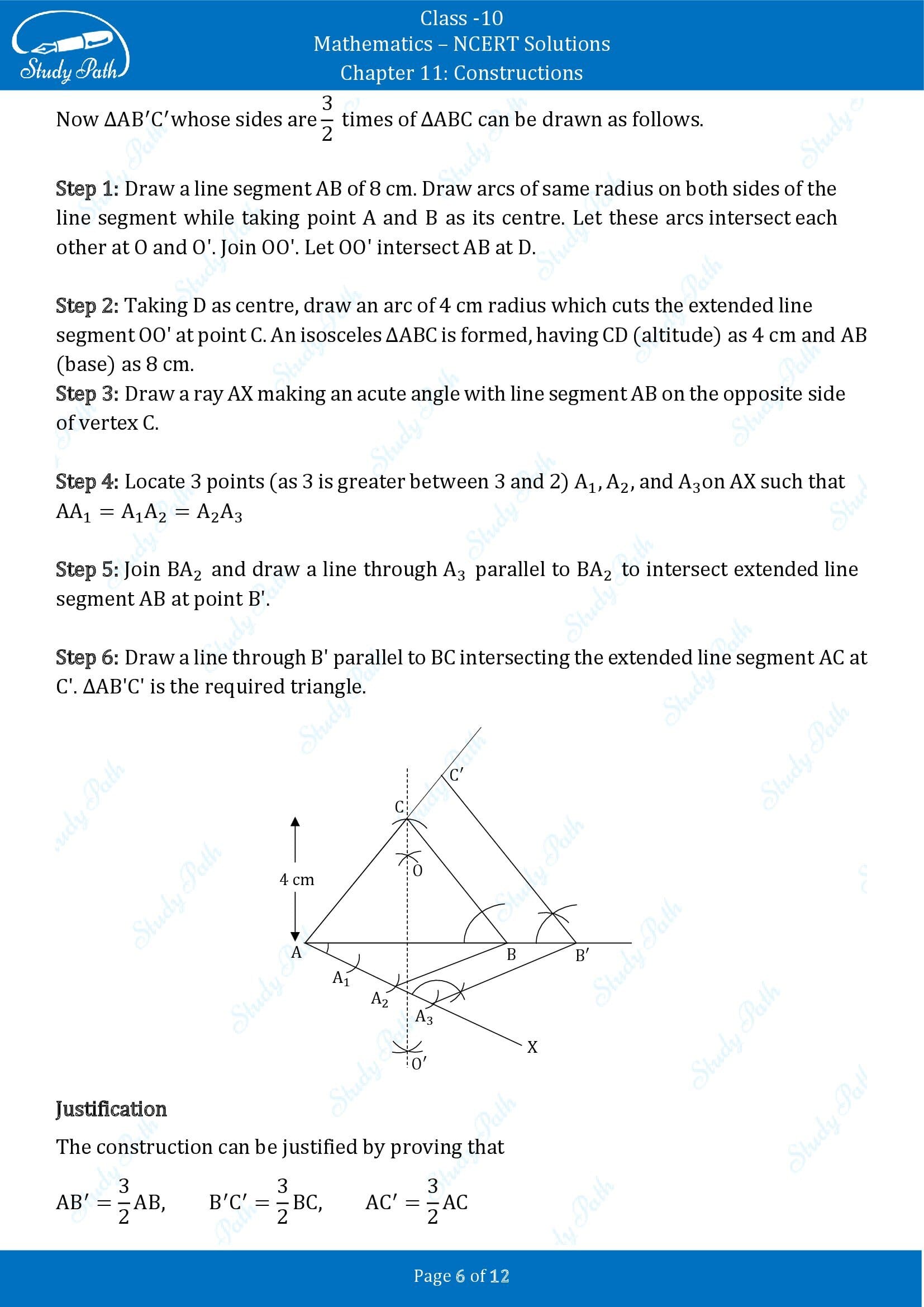 NCERT Solutions for Class 10 Maths Chapter 11 Constructions Exercise 11.1 00006