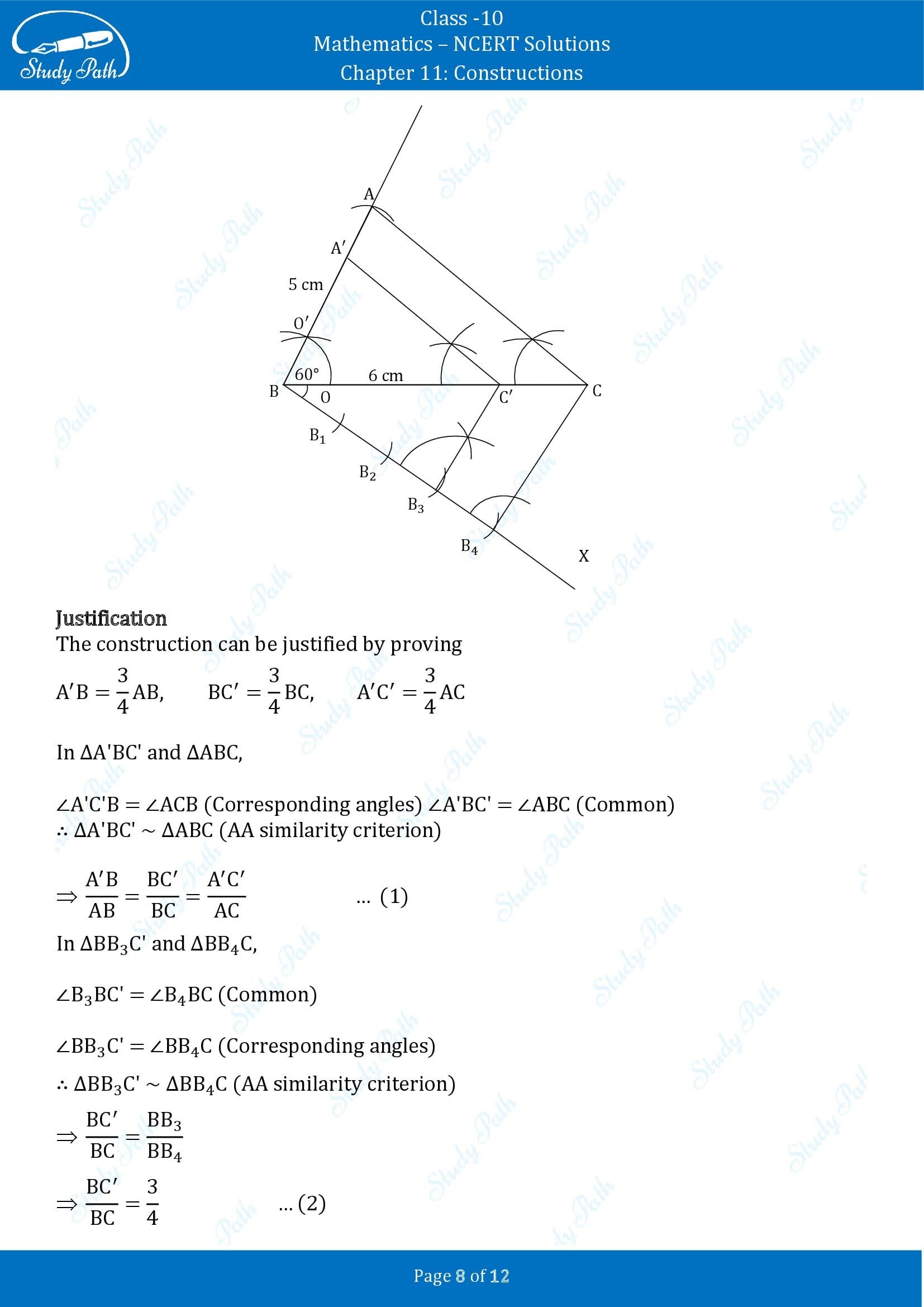 NCERT Solutions for Class 10 Maths Chapter 11 Constructions Exercise 11.1 00008