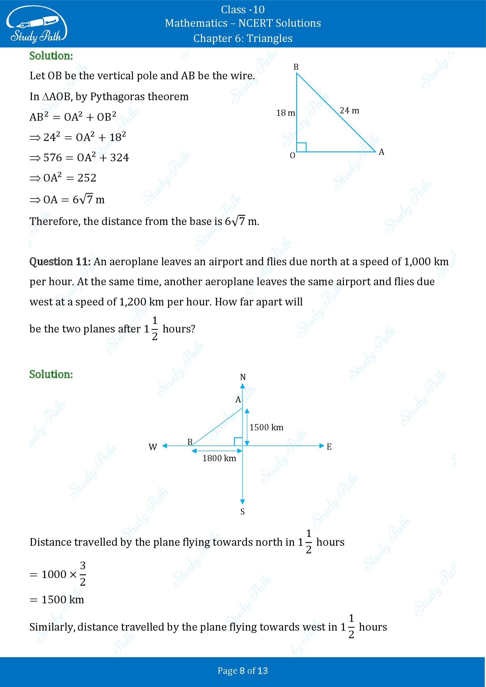 NCERT Solutions for Class 10 Maths Chapter 6 Triangles Exercise 6.5 00008