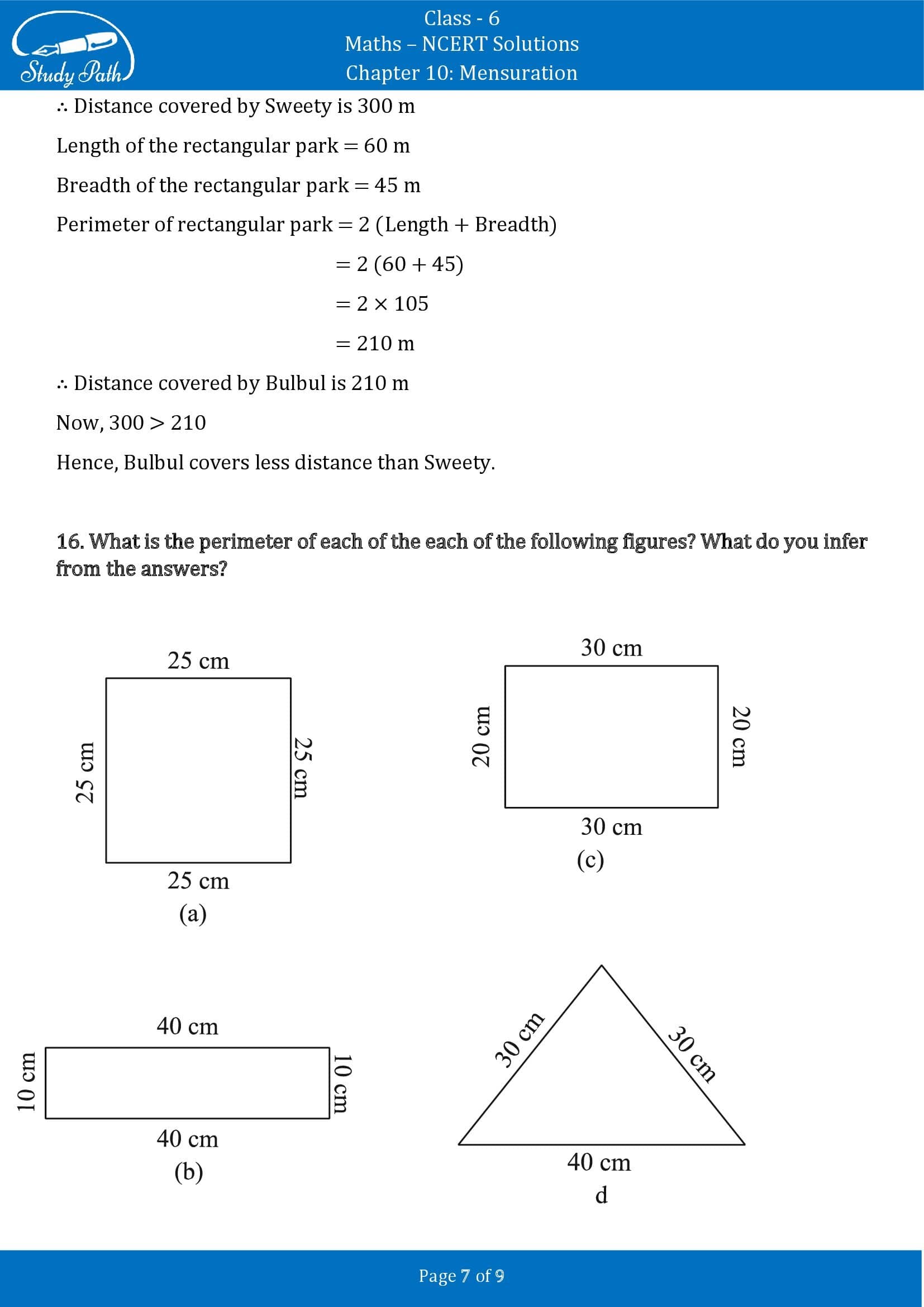 NCERT Solutions for Class 6 Maths Chapter 10 Mensuration Exercise 10.1 00007