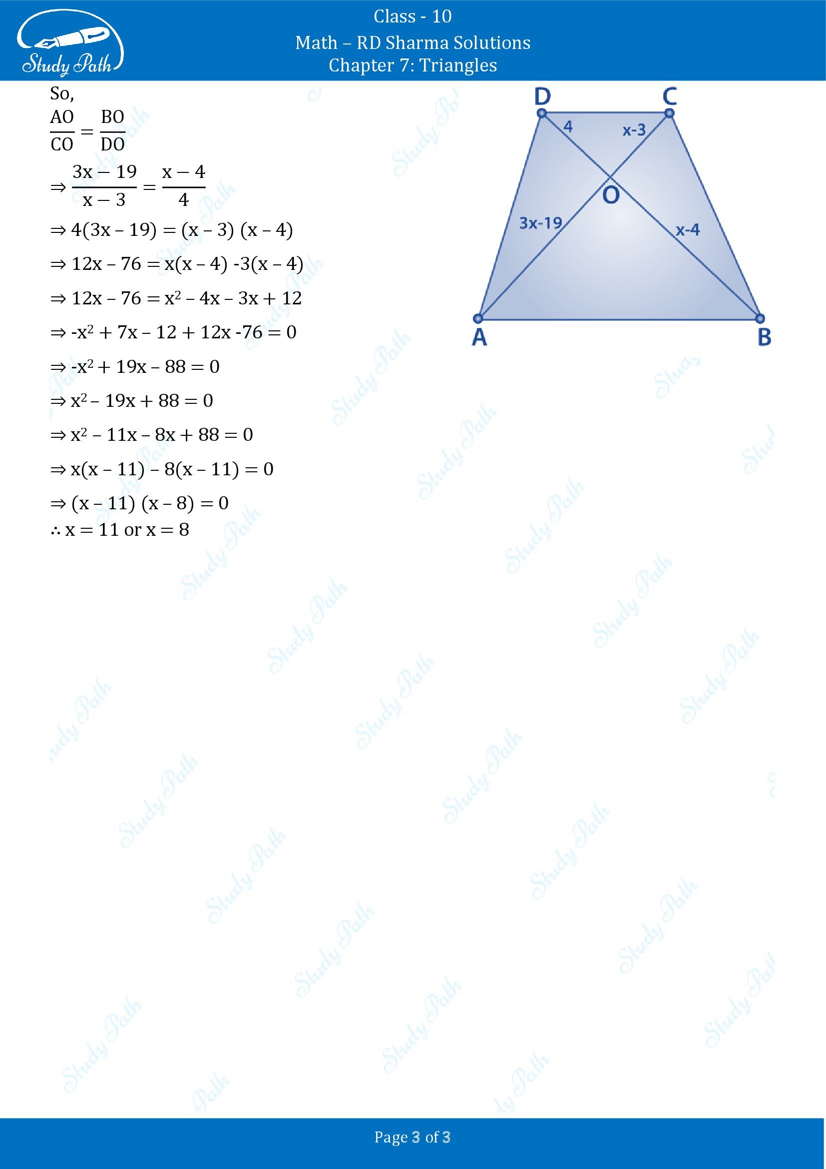RD Sharma Solutions Class 10 Chapter 7 Triangles Exercise 7.4 00003