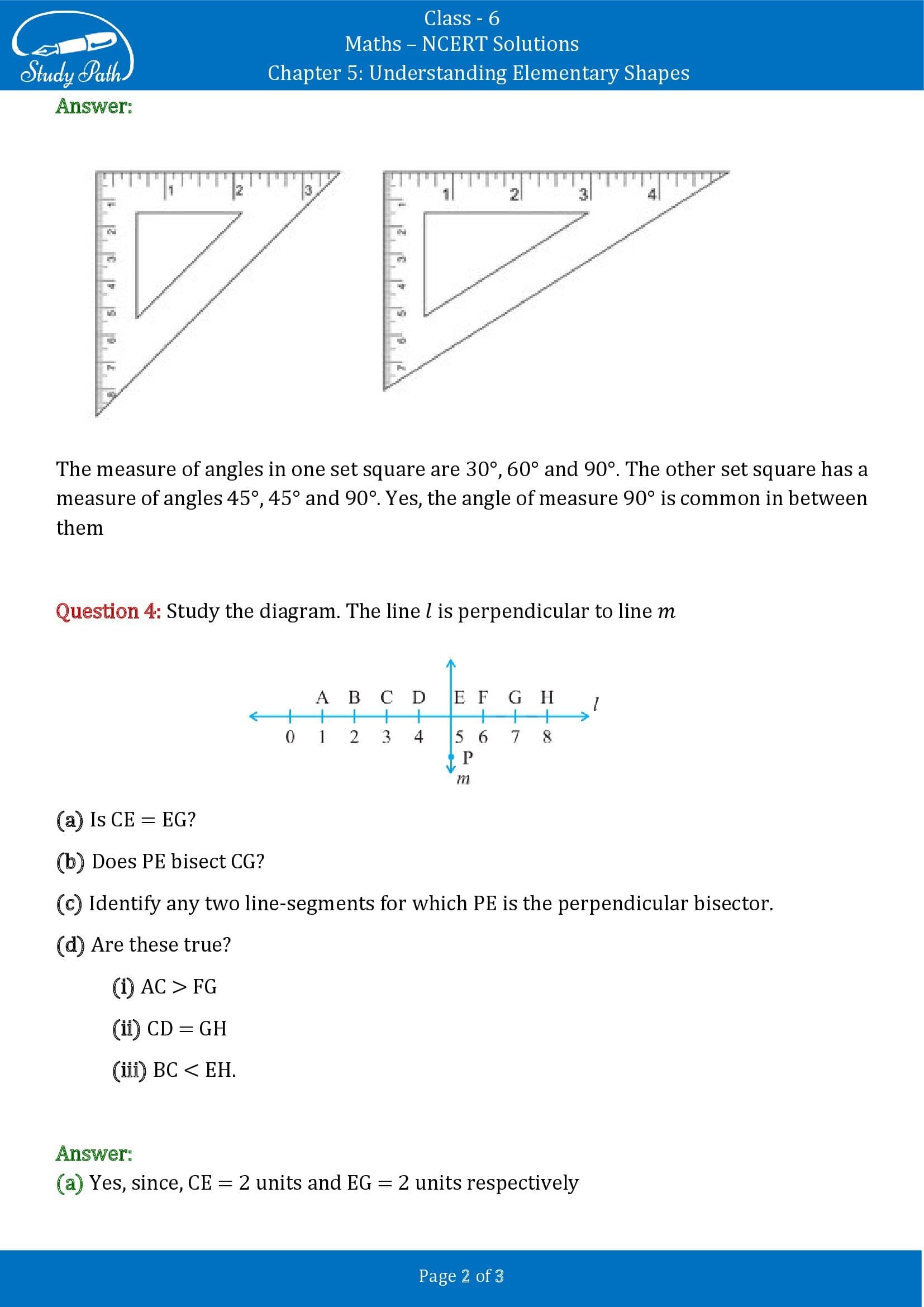NCERT Solutions for Class 6 Maths Chapter 5 Understanding Elementary Shapes Exercise 5.5 00002