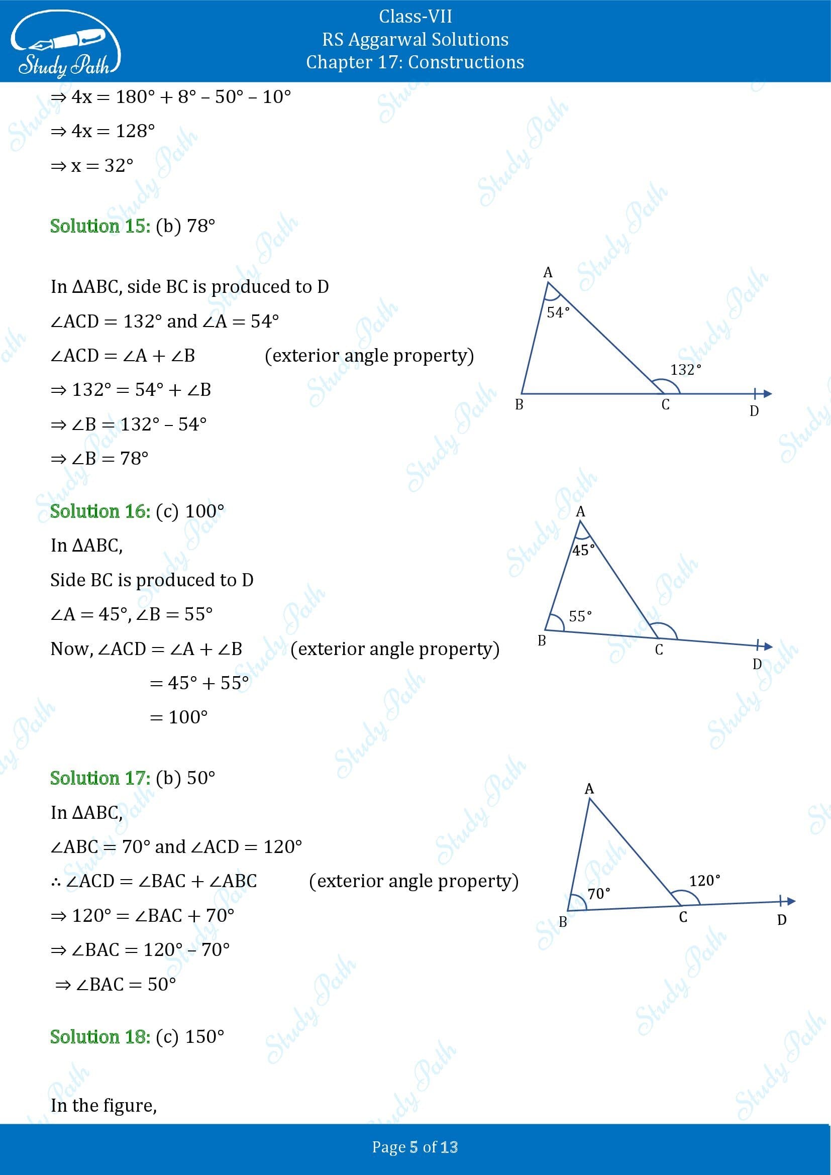 RS Aggarwal Solutions Class 7 Chapter 17 Constructions Exercise 17CMCQ 00005