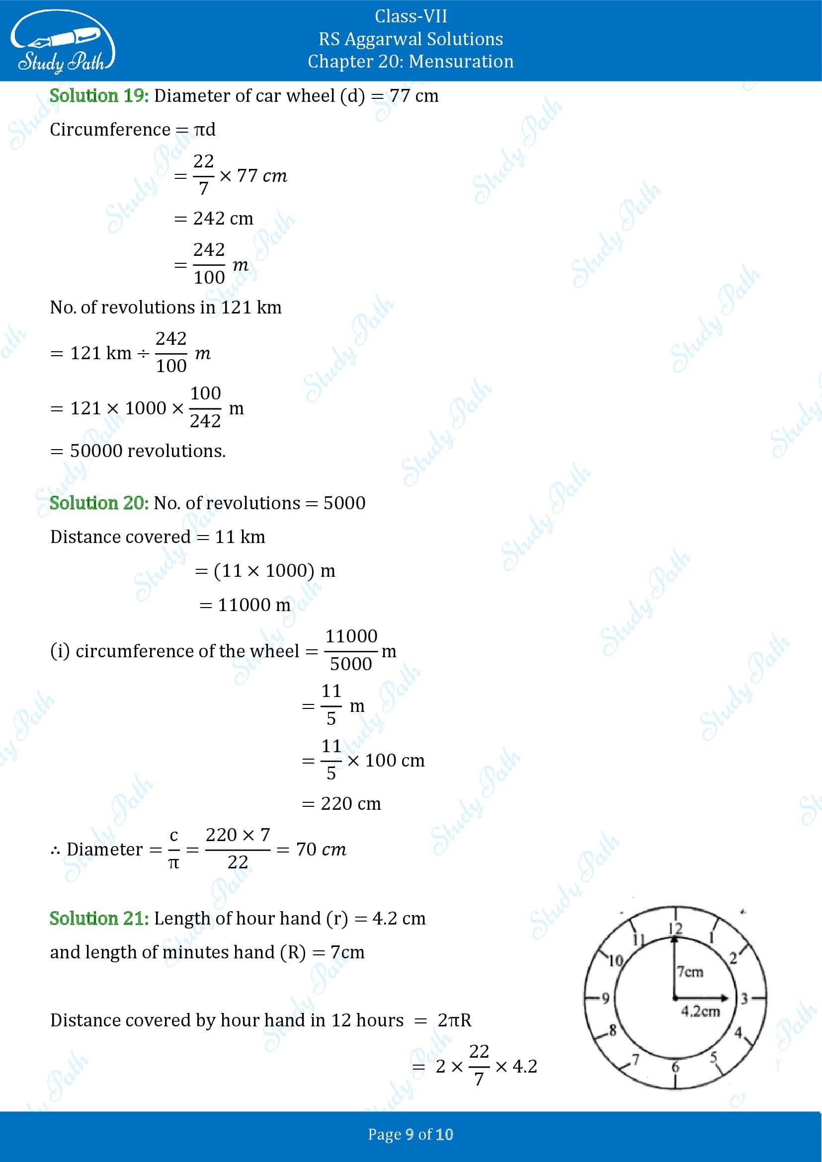 RS Aggarwal Solutions Class 7 Chapter 20 Mensuration Exercise 20E 00009