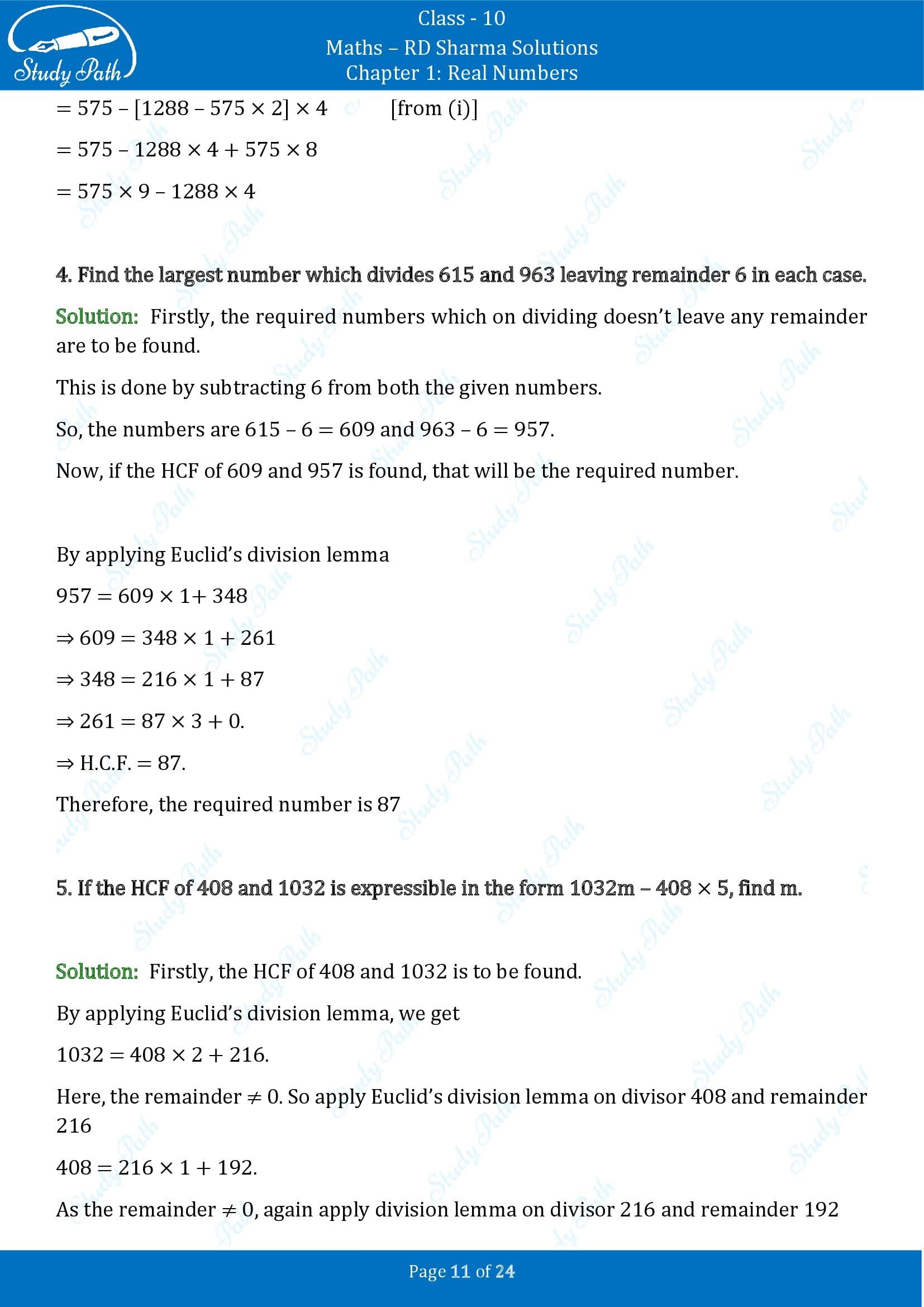 RD Sharma Solutions Class 10 Chapter 1 Real Numbers Exercise 1.2 00011