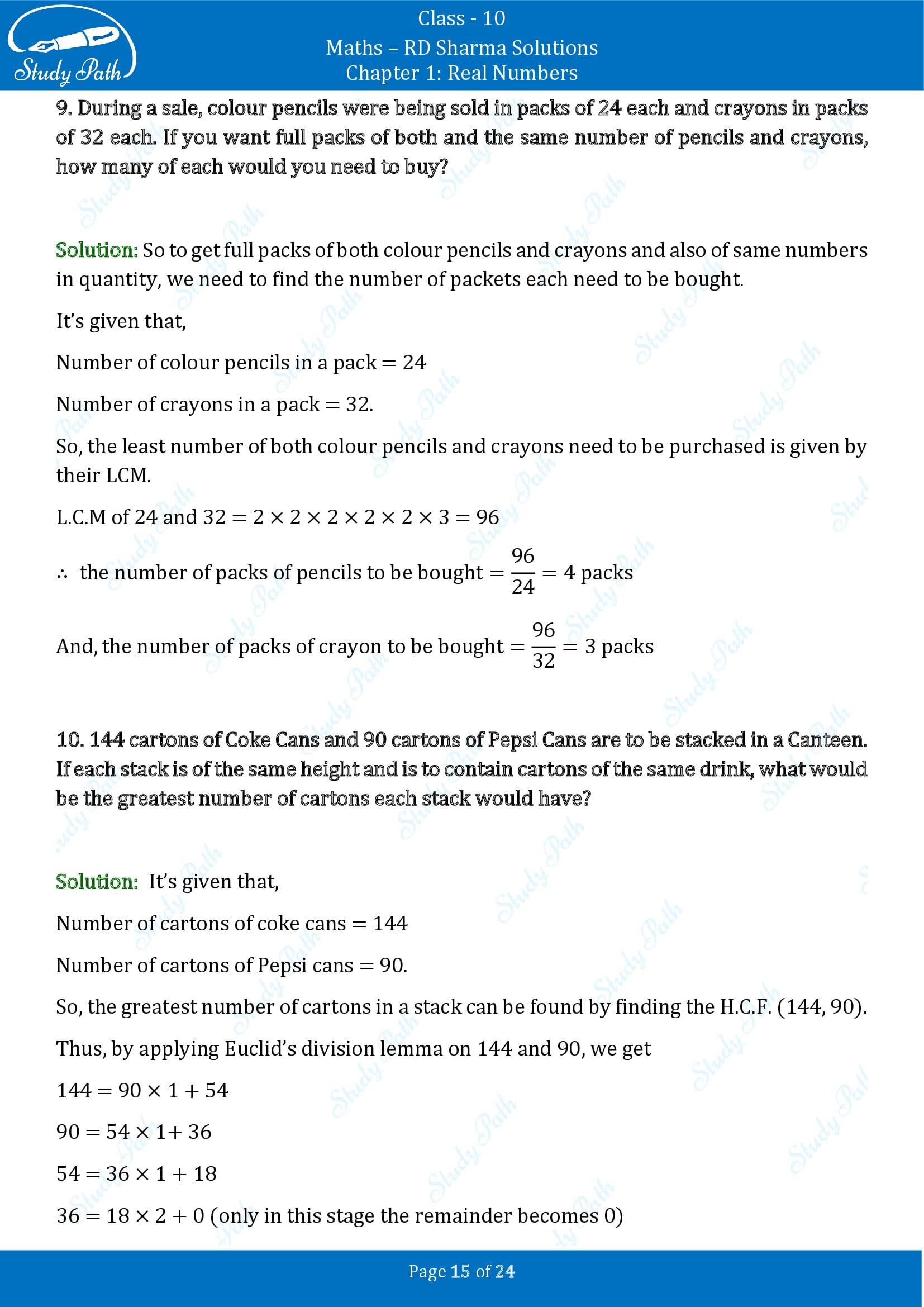 RD Sharma Solutions Class 10 Chapter 1 Real Numbers Exercise 1.2 00015