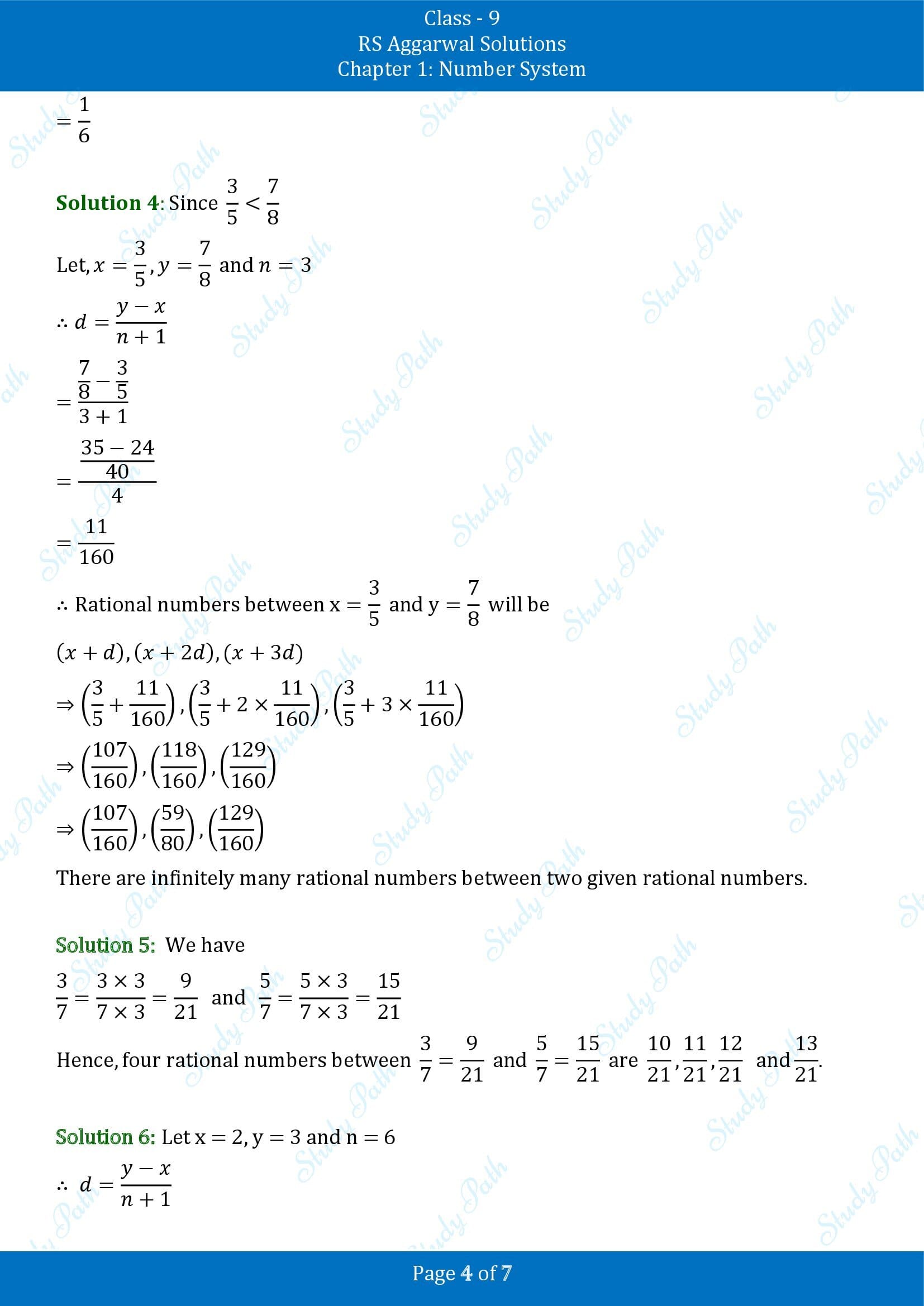 RS Aggarwal Solutions Class 9 Chapter 1 Number System Exercise 1A 00004