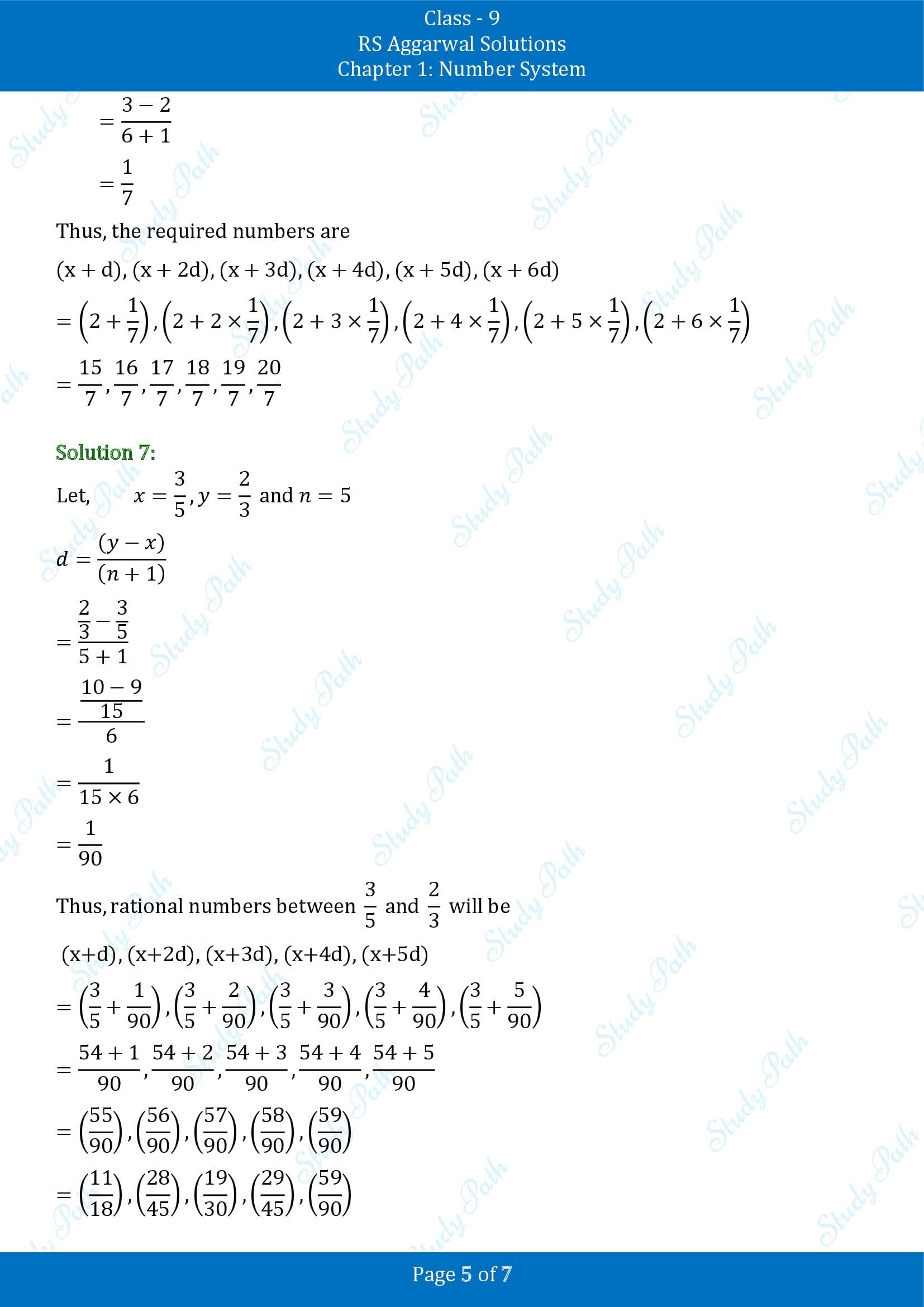 RS Aggarwal Solutions Class 9 Chapter 1 Number System Exercise 1A 00005
