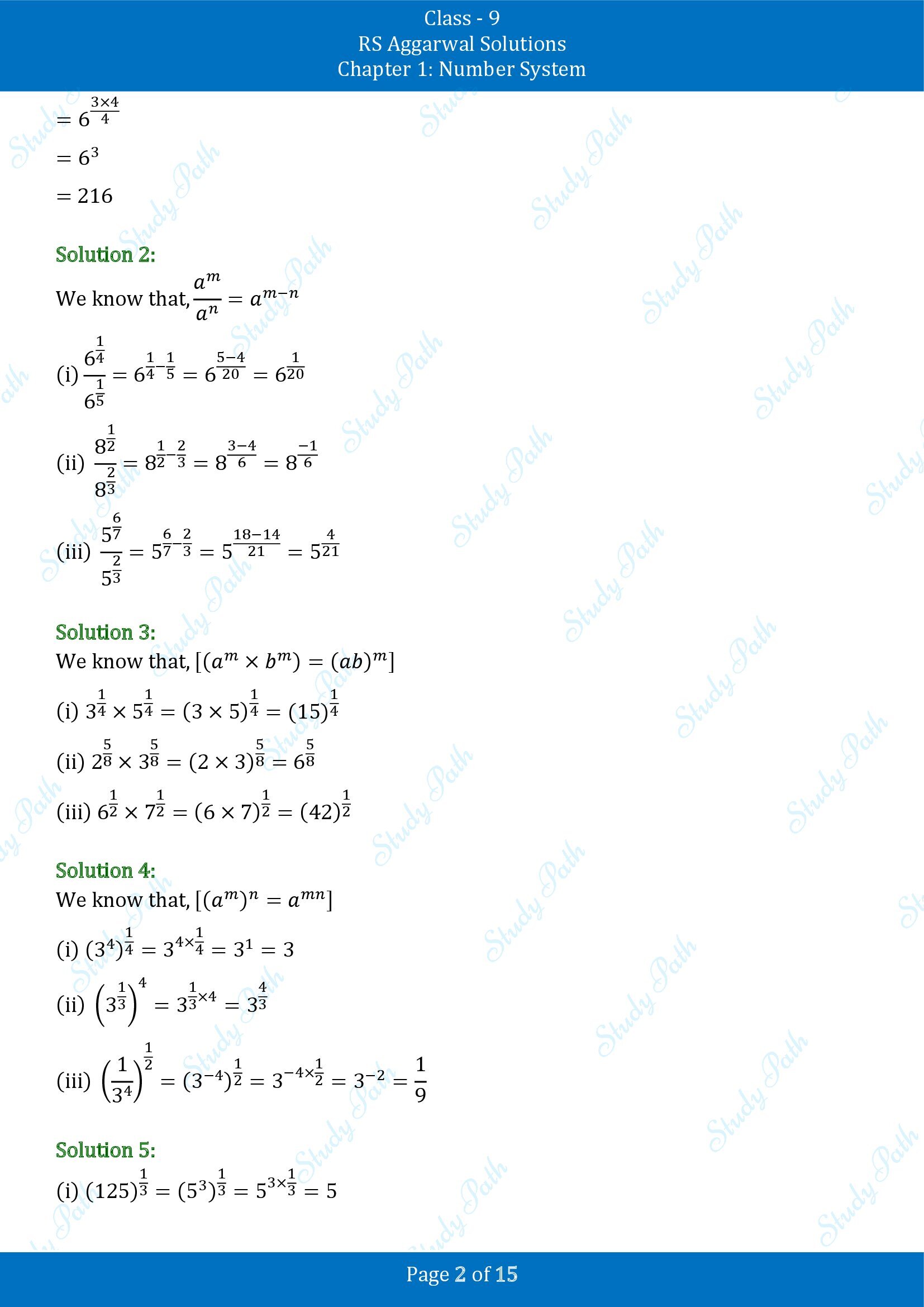 RS Aggarwal Solutions Class 9 Chapter 1 Number System Exercise 1G 00002