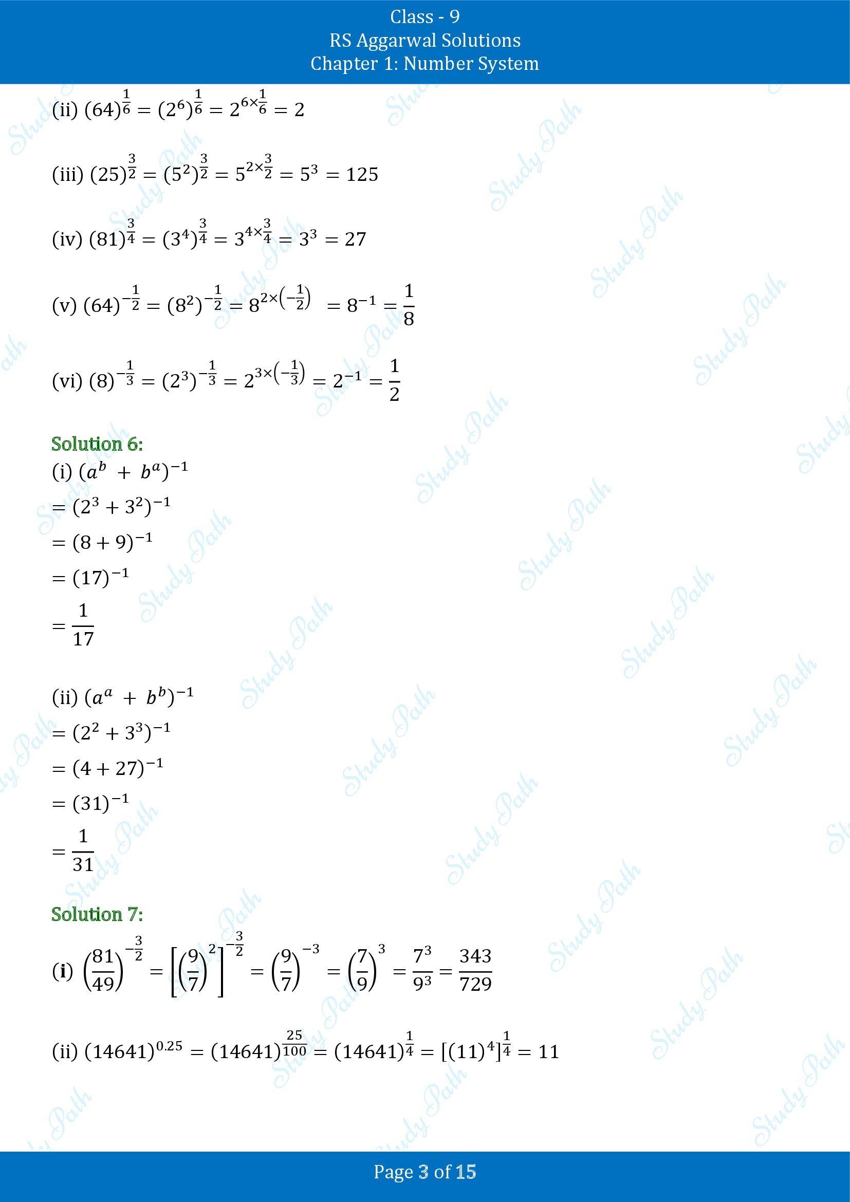 RS Aggarwal Solutions Class 9 Chapter 1 Number System Exercise 1G 00003