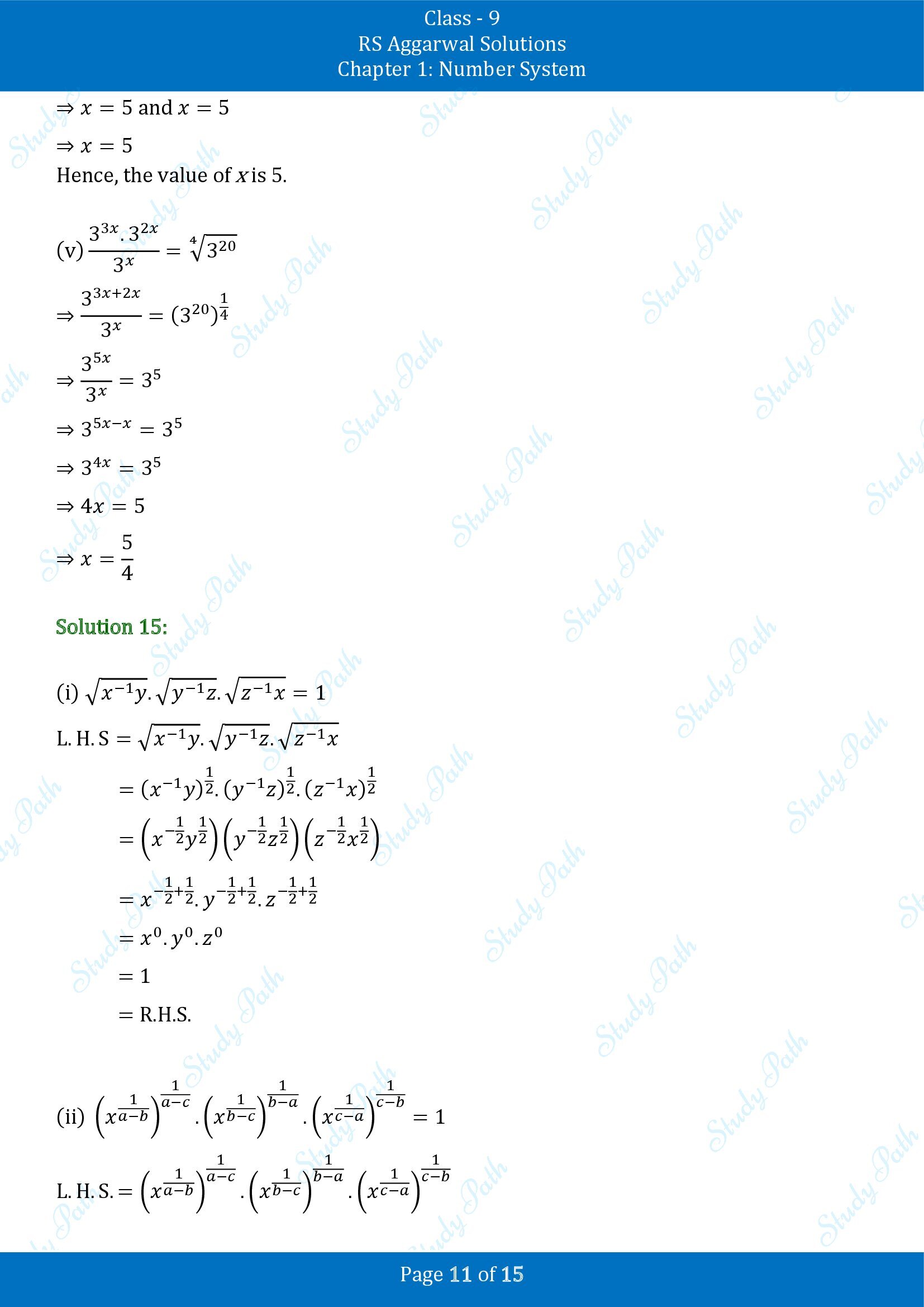 RS Aggarwal Solutions Class 9 Chapter 1 Number System Exercise 1G 00011