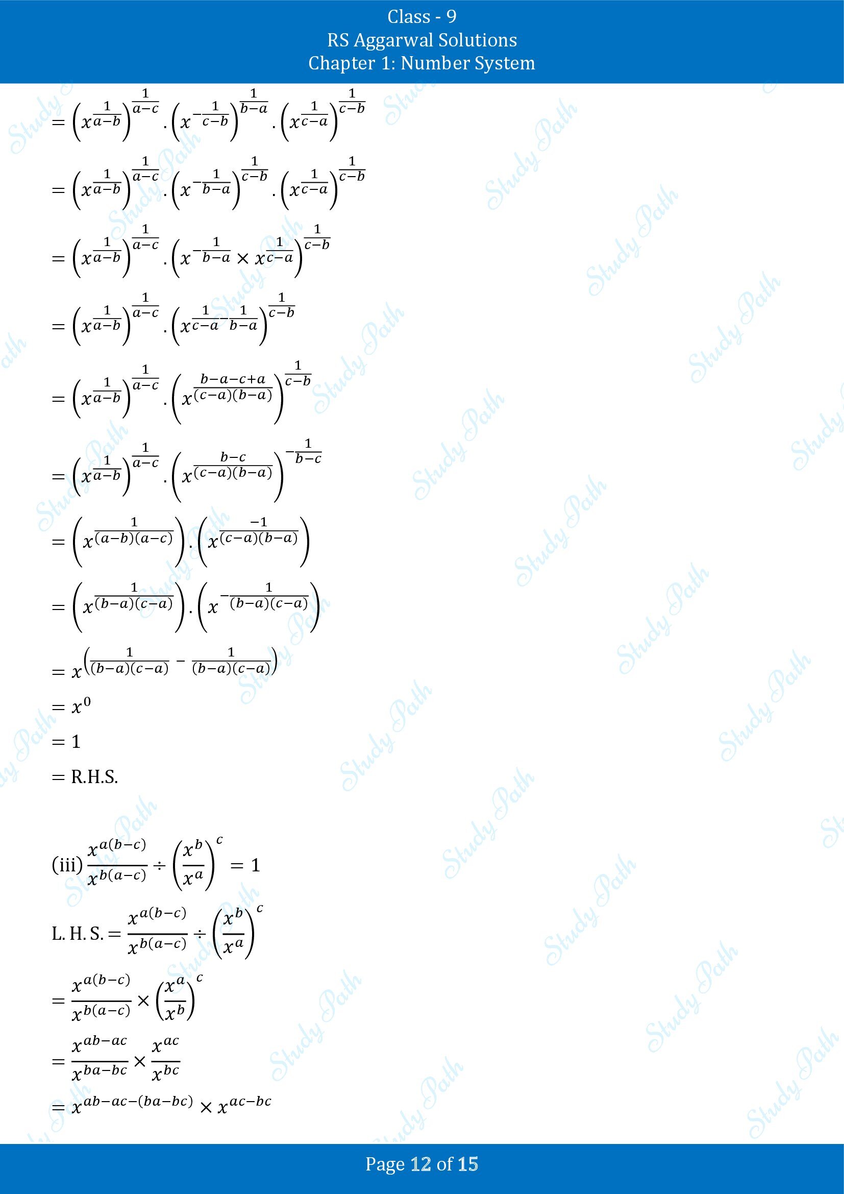 RS Aggarwal Solutions Class 9 Chapter 1 Number System Exercise 1G 00012