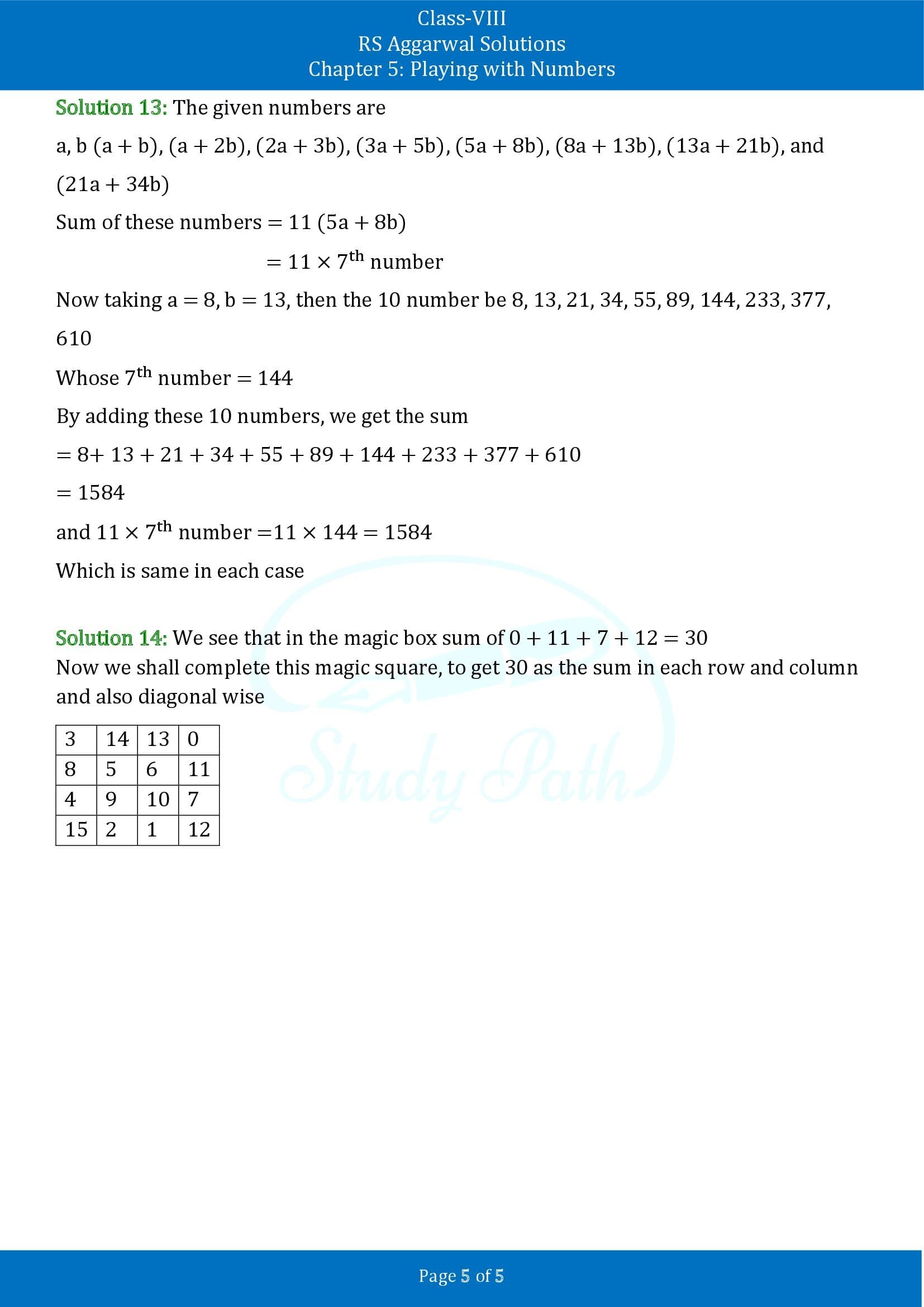 RS Aggarwal Solutions Class 8 Chapter 5 Playing with Numbers Exercise 5C 00005