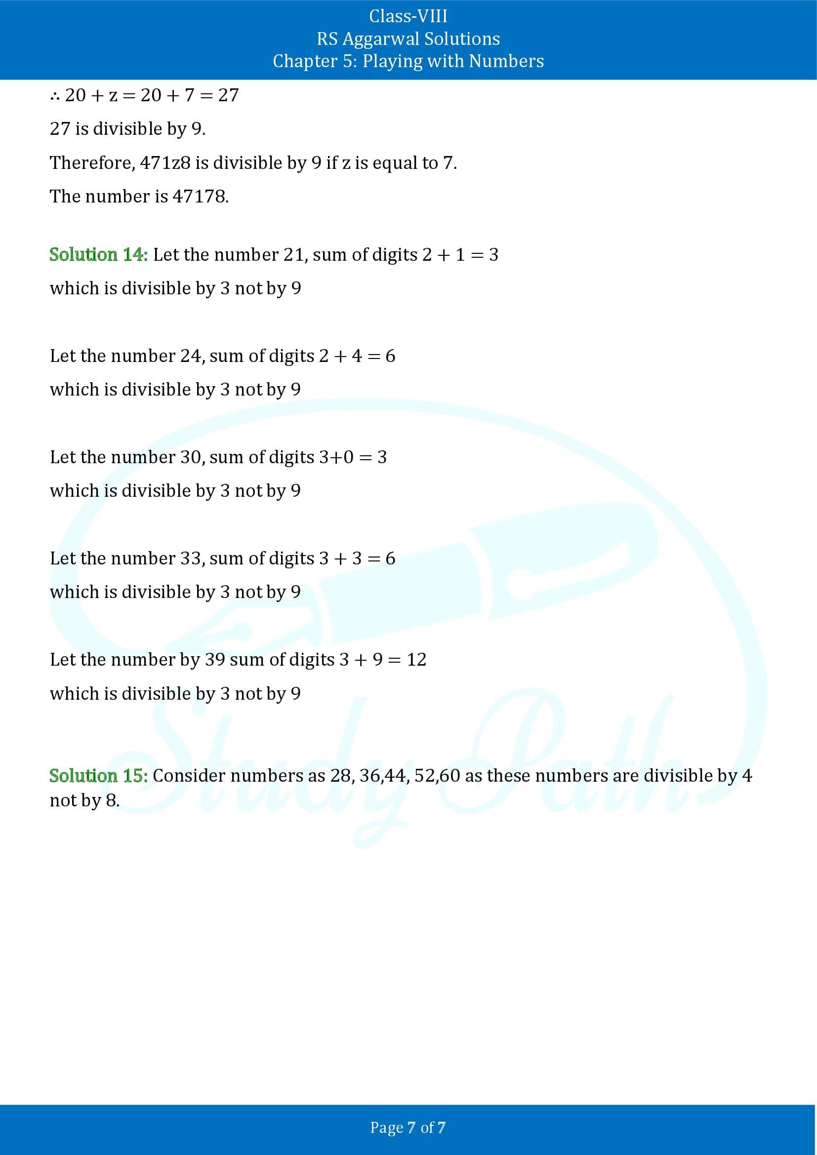 RS Aggarwal Solutions Class 8 Chapter 5 Playing with Numbers Exercise 5B 00007