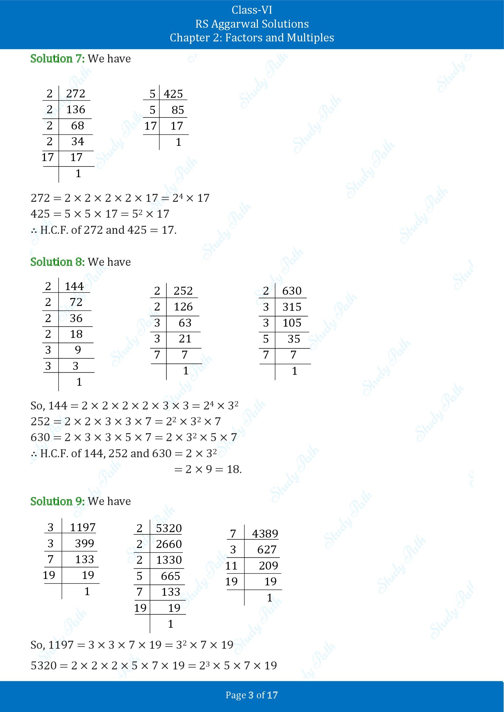 RS Aggarwal Solutions Class 6 Chapter 2 Factors and Multiples Exercise 2D 00003