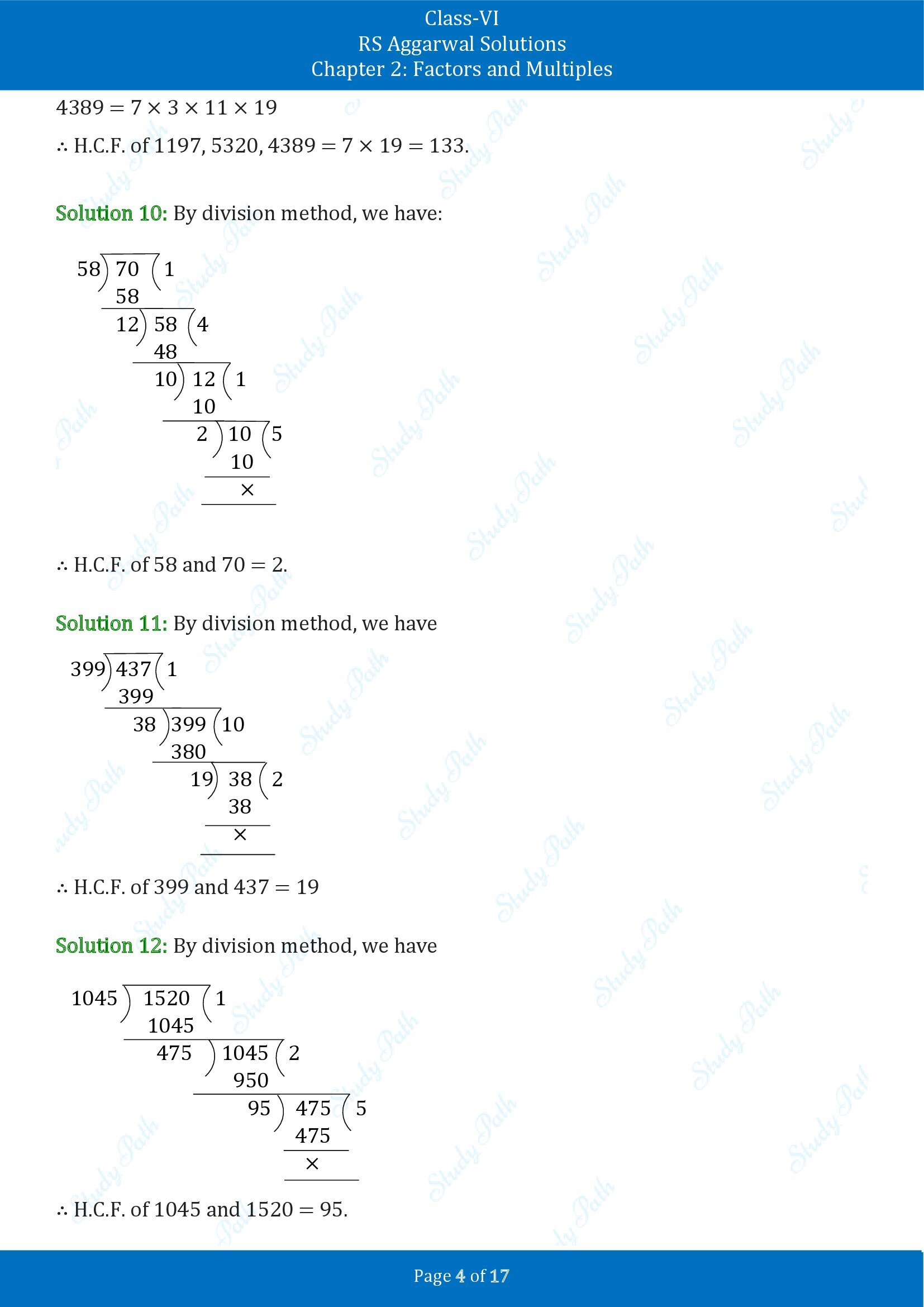 RS Aggarwal Solutions Class 6 Chapter 2 Factors and Multiples Exercise 2D 00004