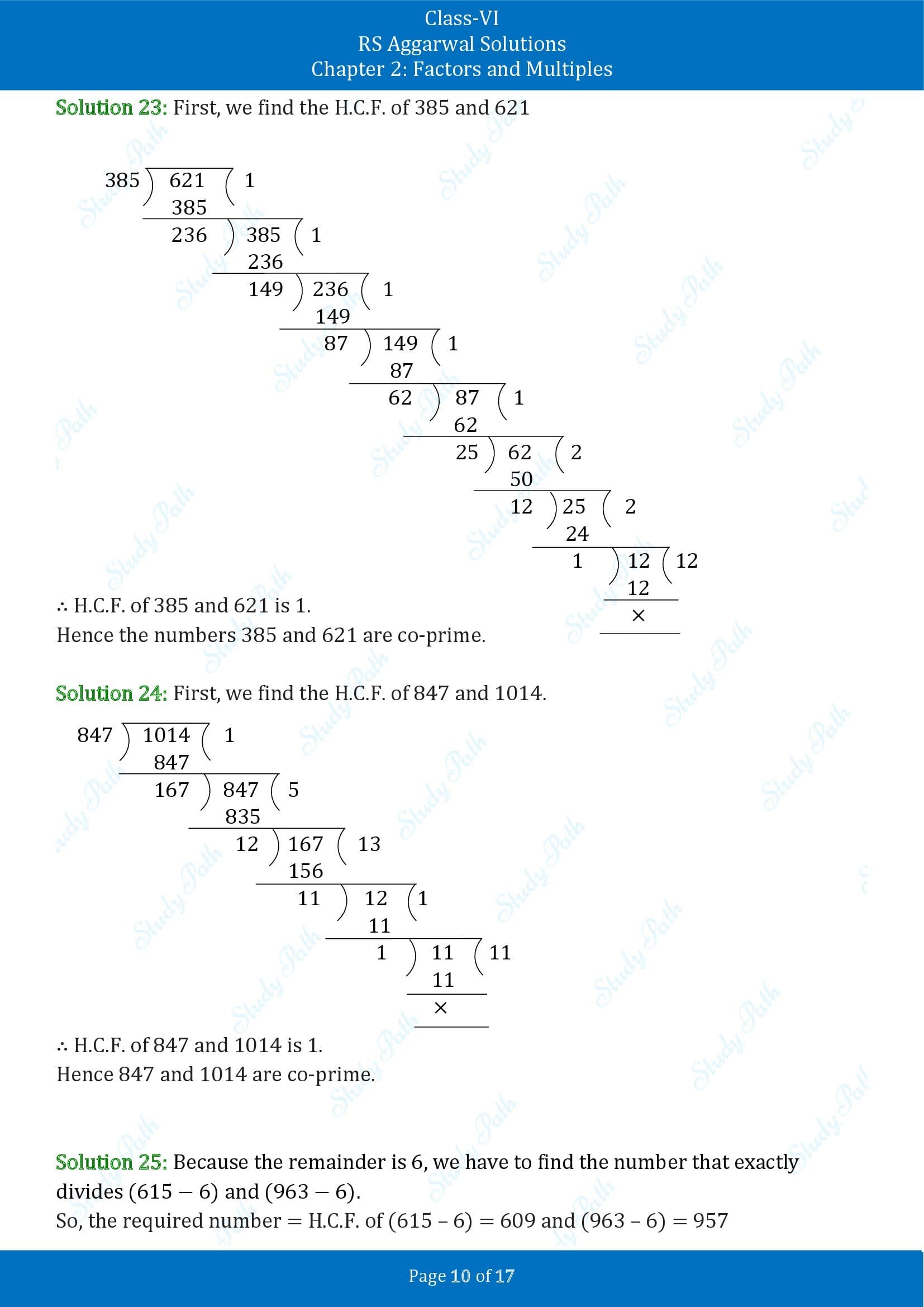 RS Aggarwal Solutions Class 6 Chapter 2 Factors and Multiples Exercise 2D 00010