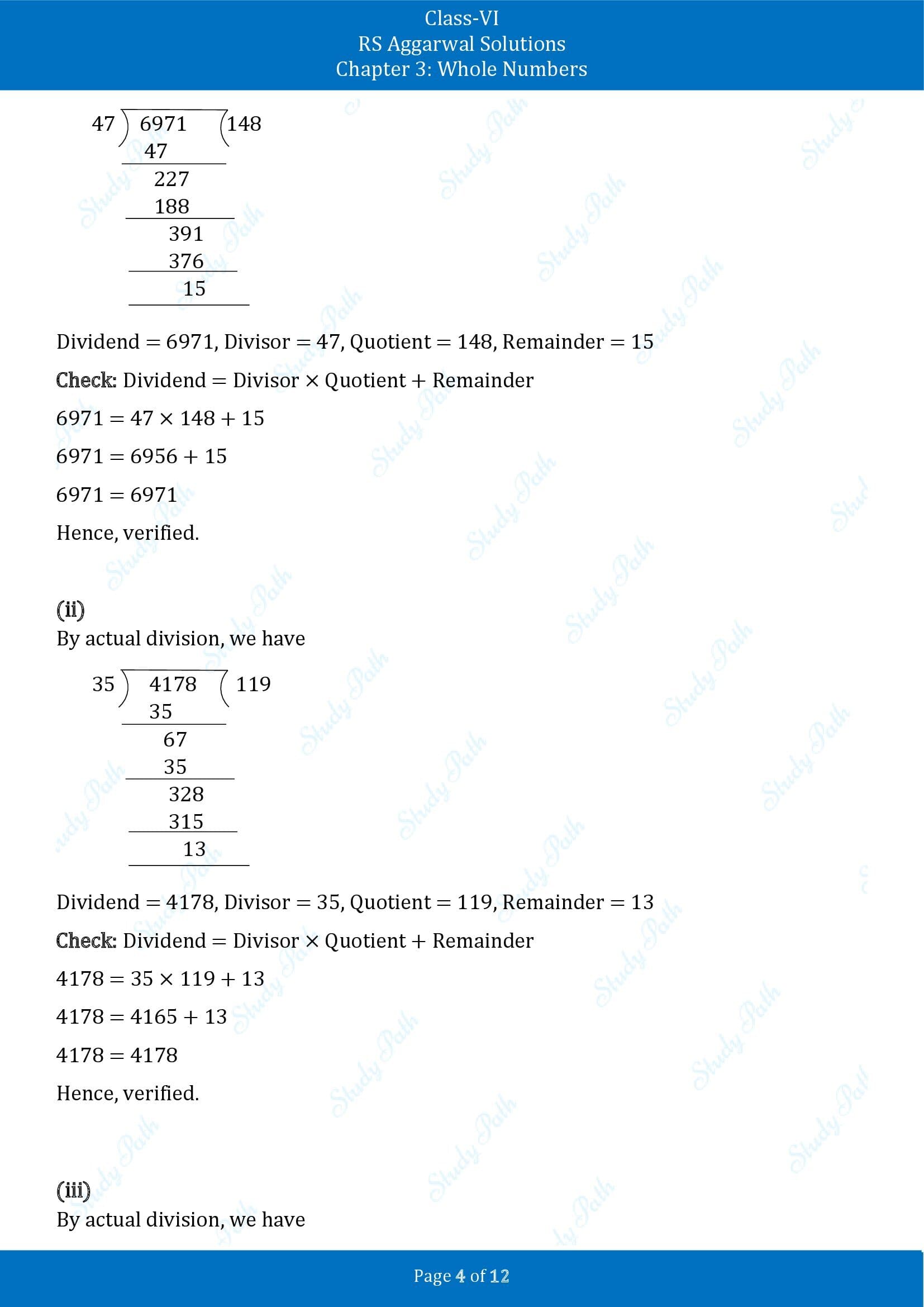 RS Aggarwal Solutions Class 6 Chapter 3 Whole Numbers Exercise 3E 00004