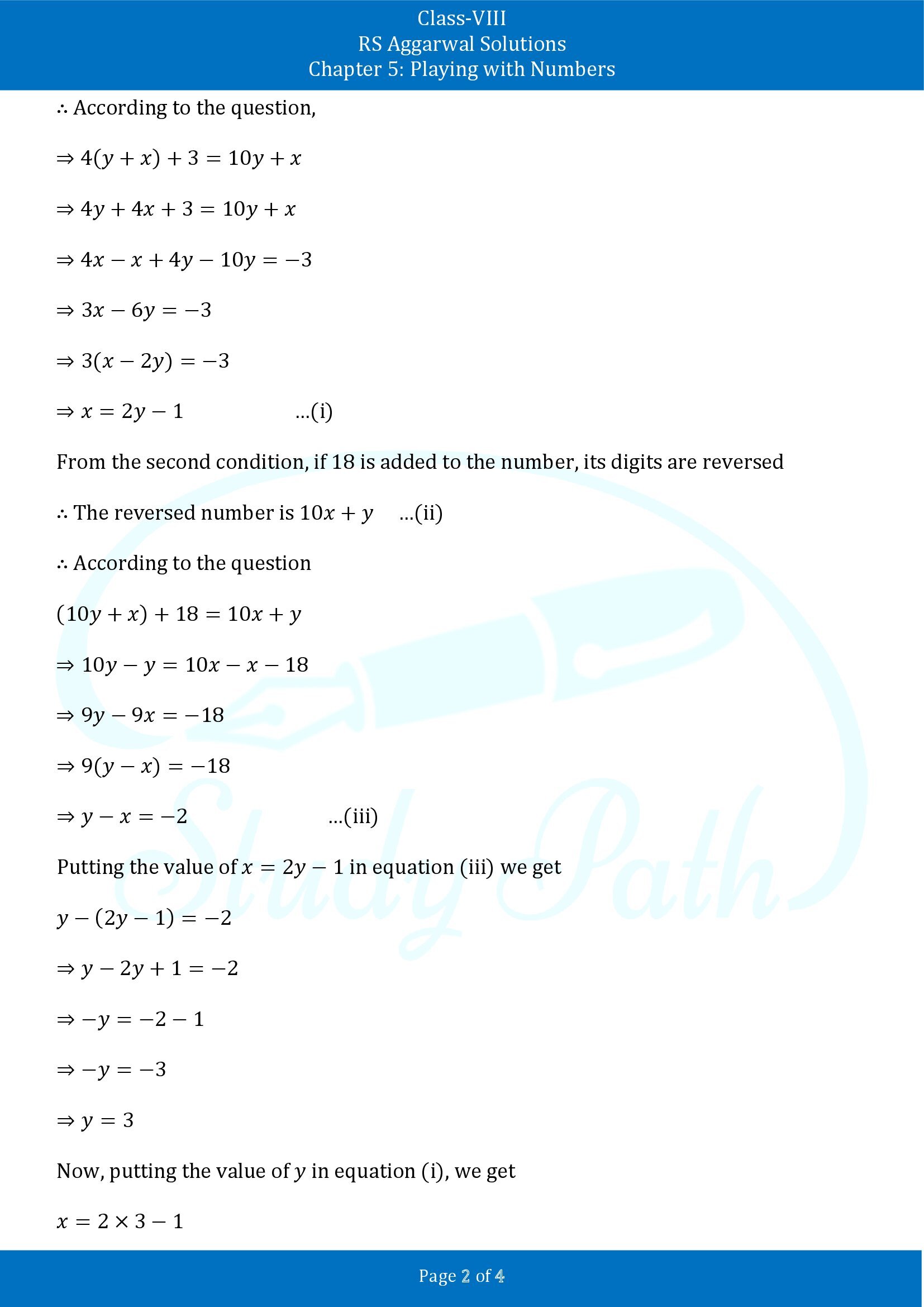 RS Aggarwal Solutions Class 8 Chapter 5 Playing with Numbers Exercise 5A 00002