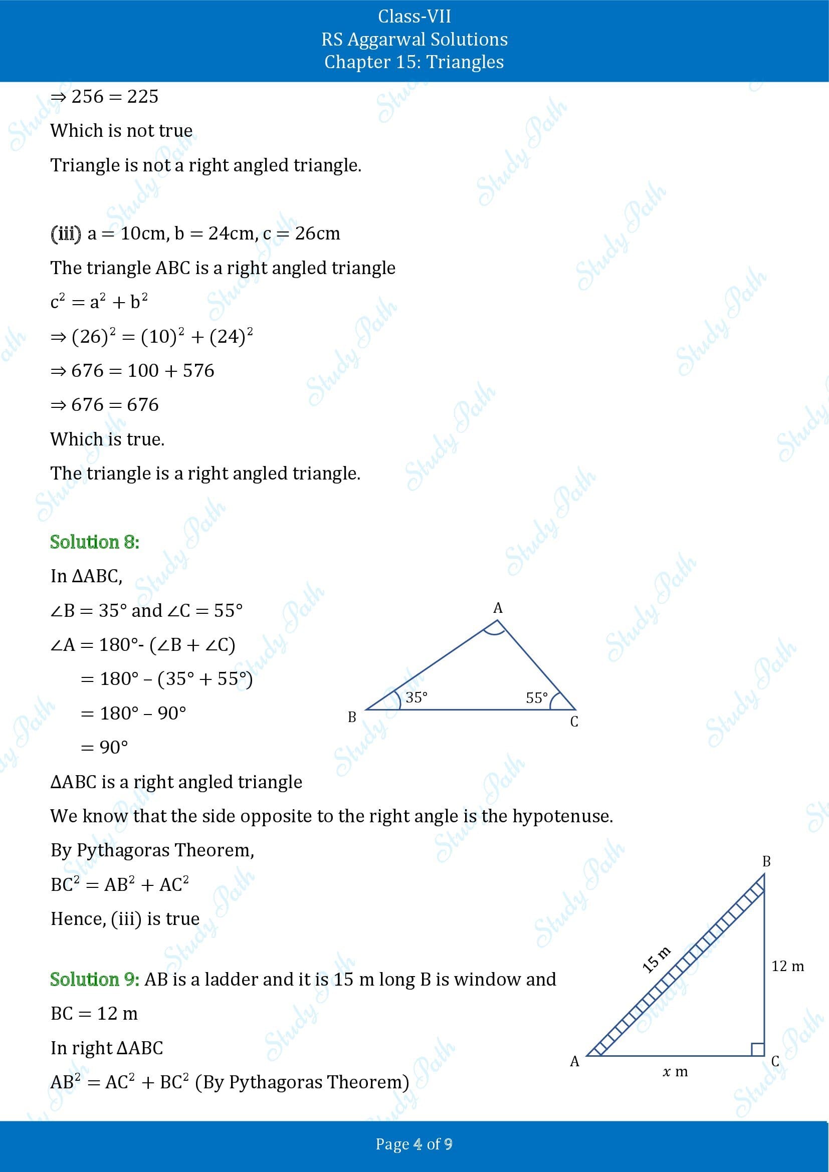 RS Aggarwal Solutions Class 7 Chapter 15 Triangles Exercise 15D 00004