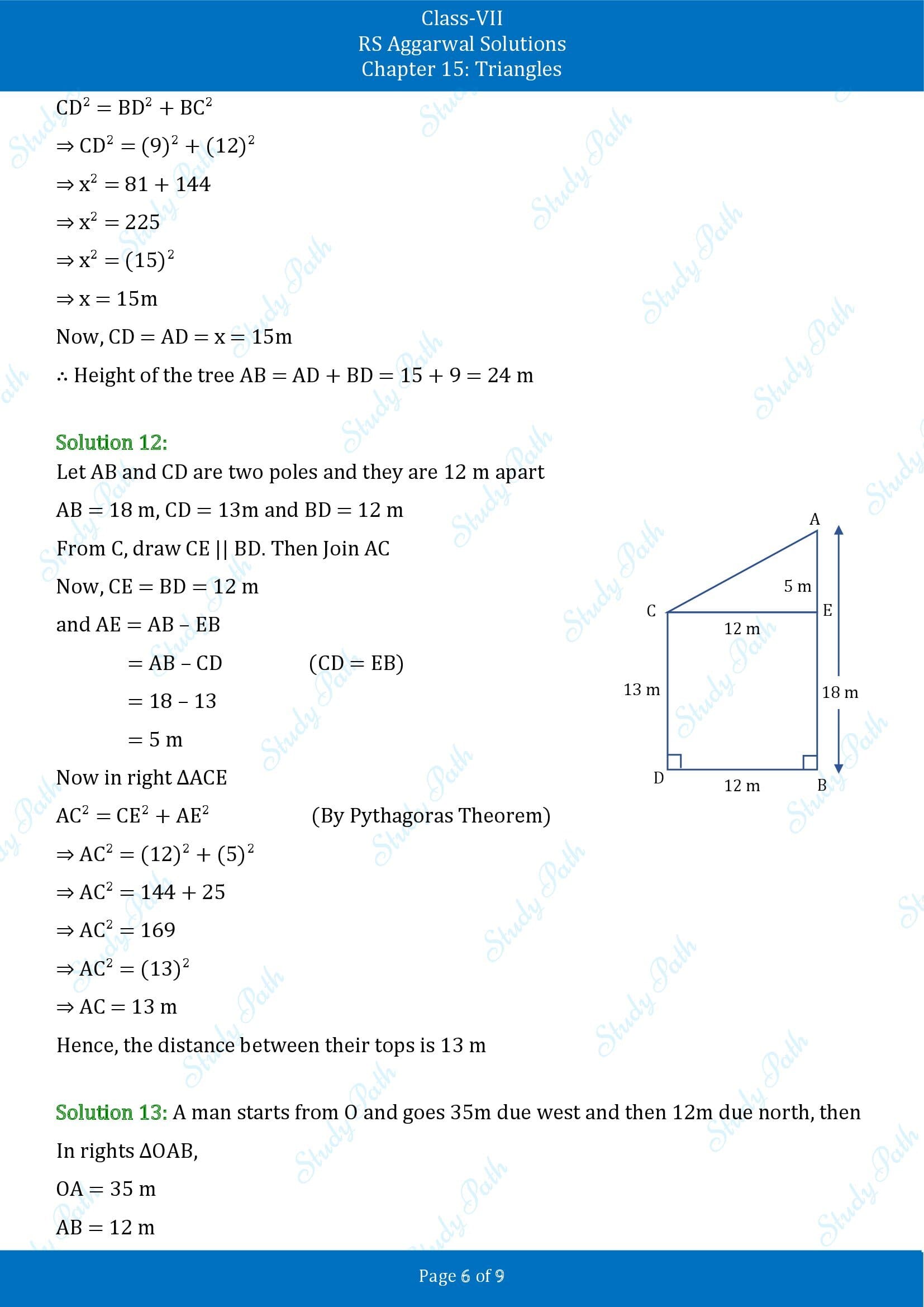 RS Aggarwal Solutions Class 7 Chapter 15 Triangles Exercise 15D 00006