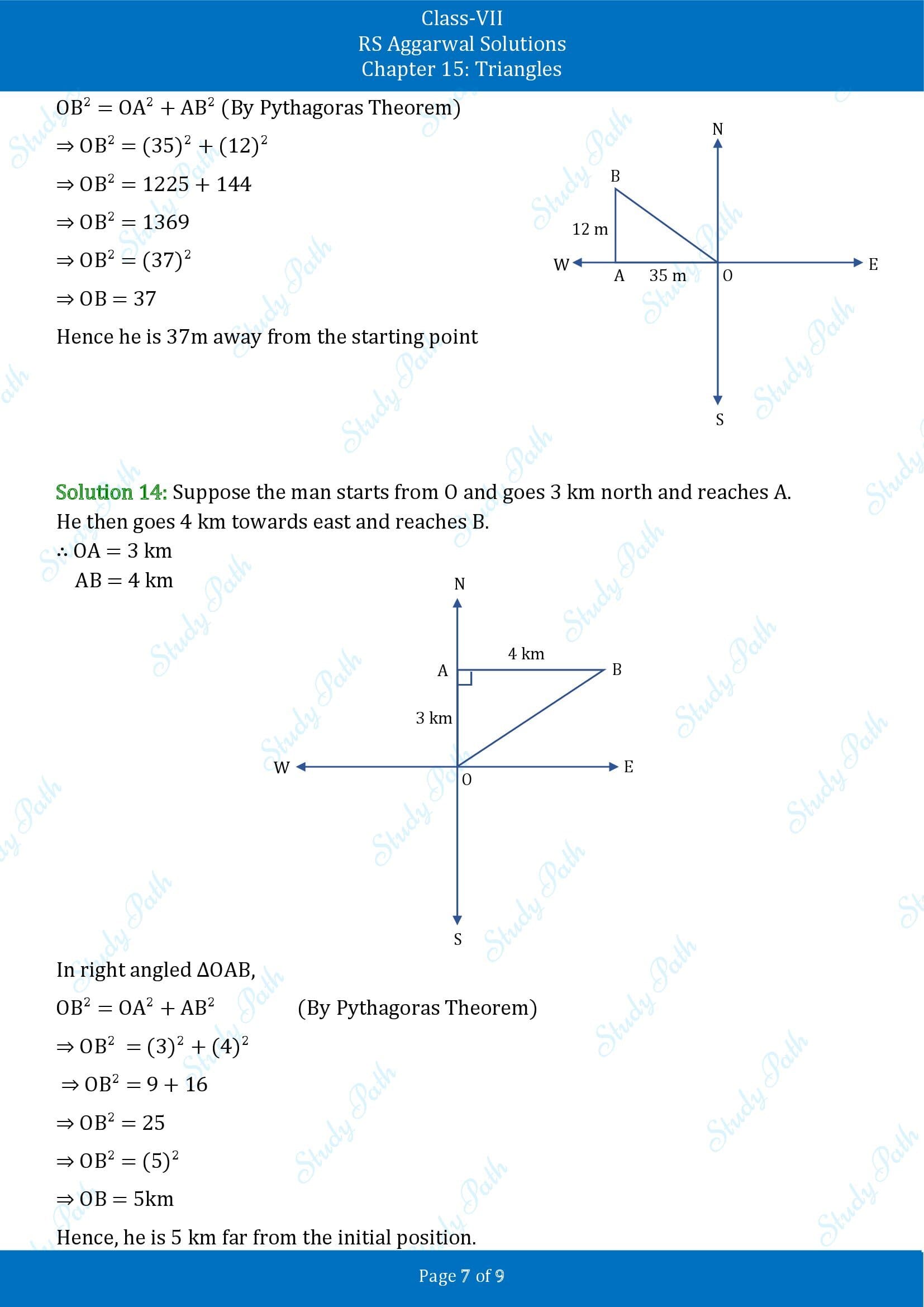 RS Aggarwal Solutions Class 7 Chapter 15 Triangles Exercise 15D 00007