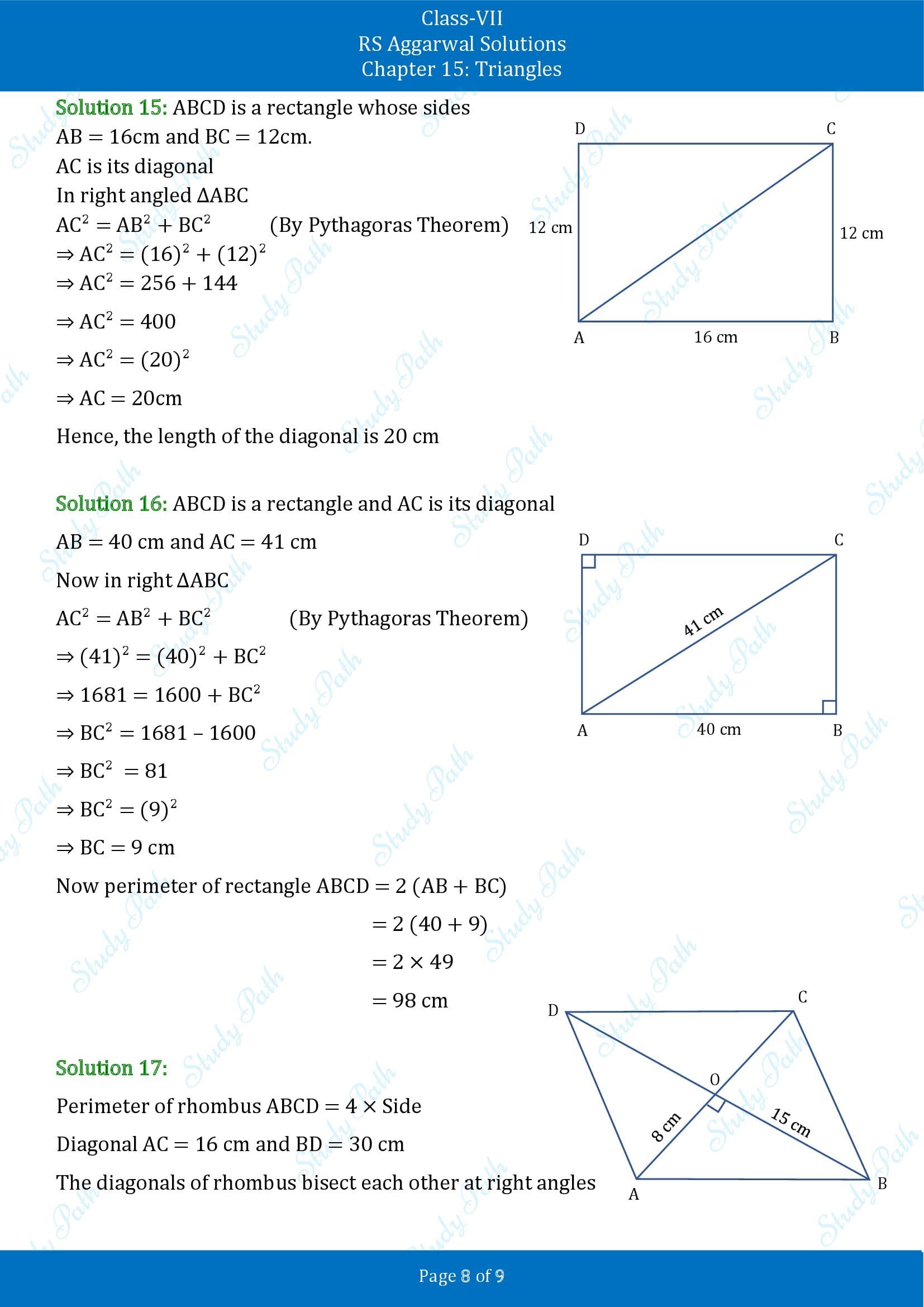 RS Aggarwal Solutions Class 7 Chapter 15 Triangles Exercise 15D 00008