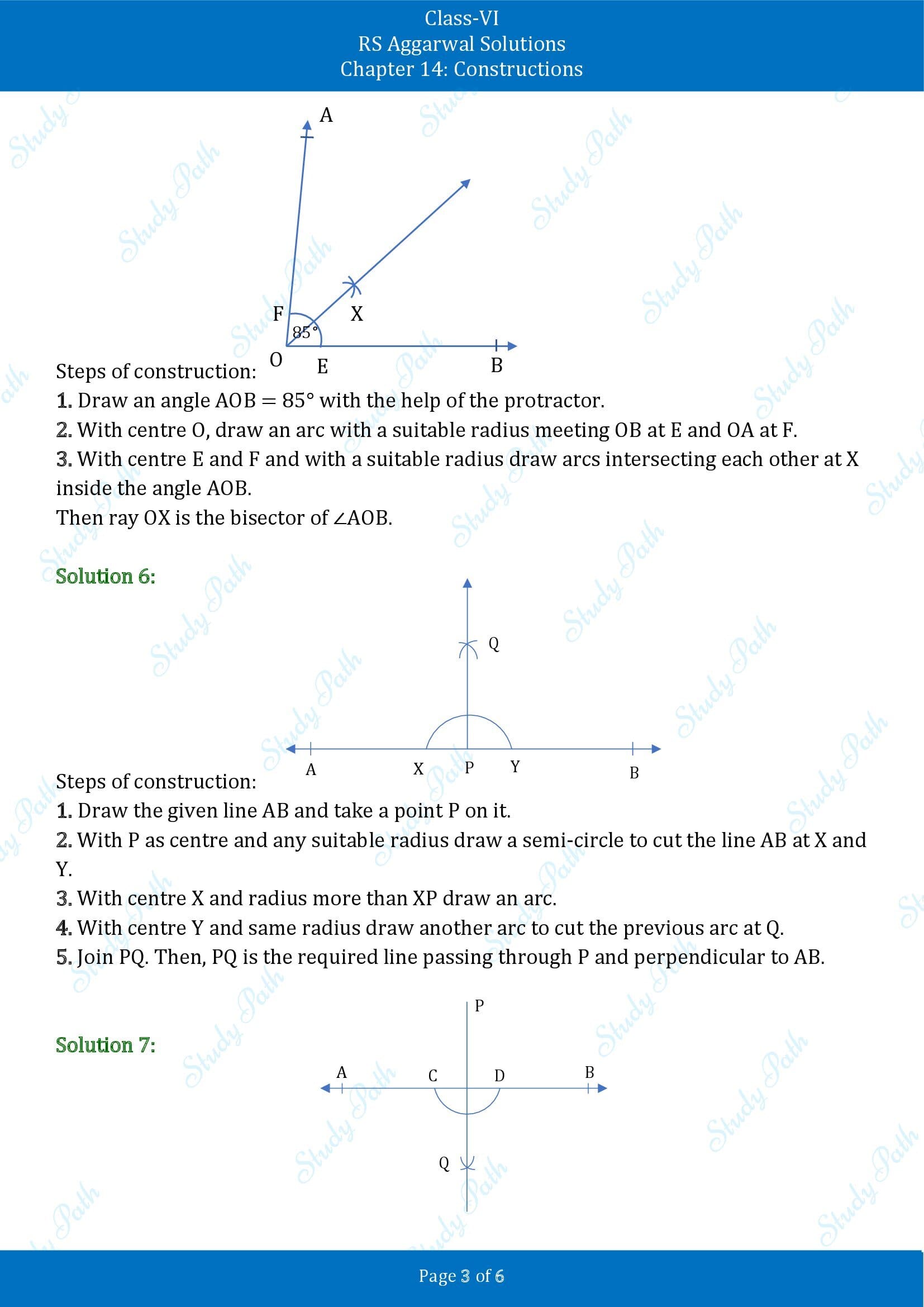 RS Aggarwal Solutions Class 6 Chapter 14 Constructions Exercise 14A 00003
