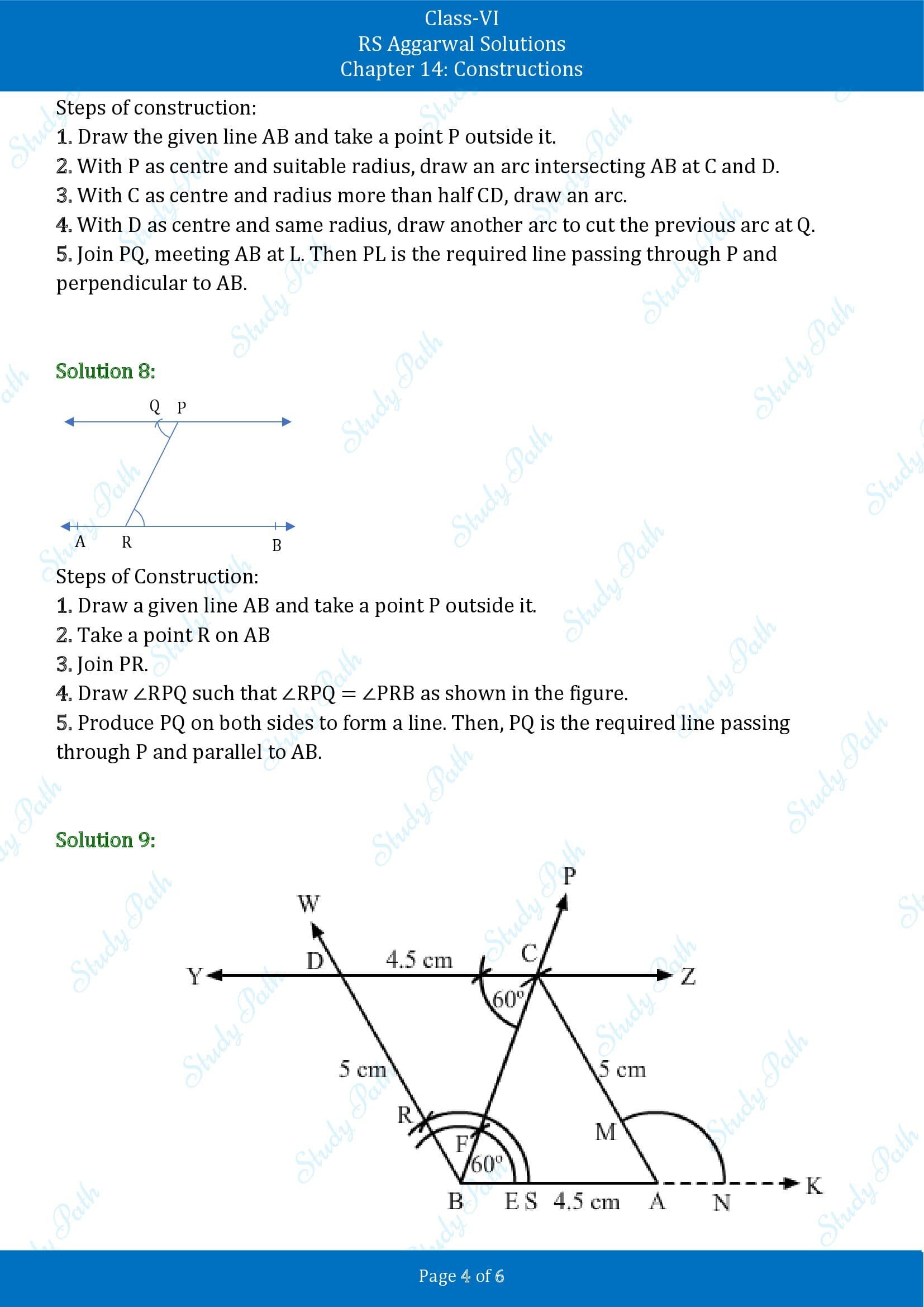 RS Aggarwal Solutions Class 6 Chapter 14 Constructions Exercise 14A 00004
