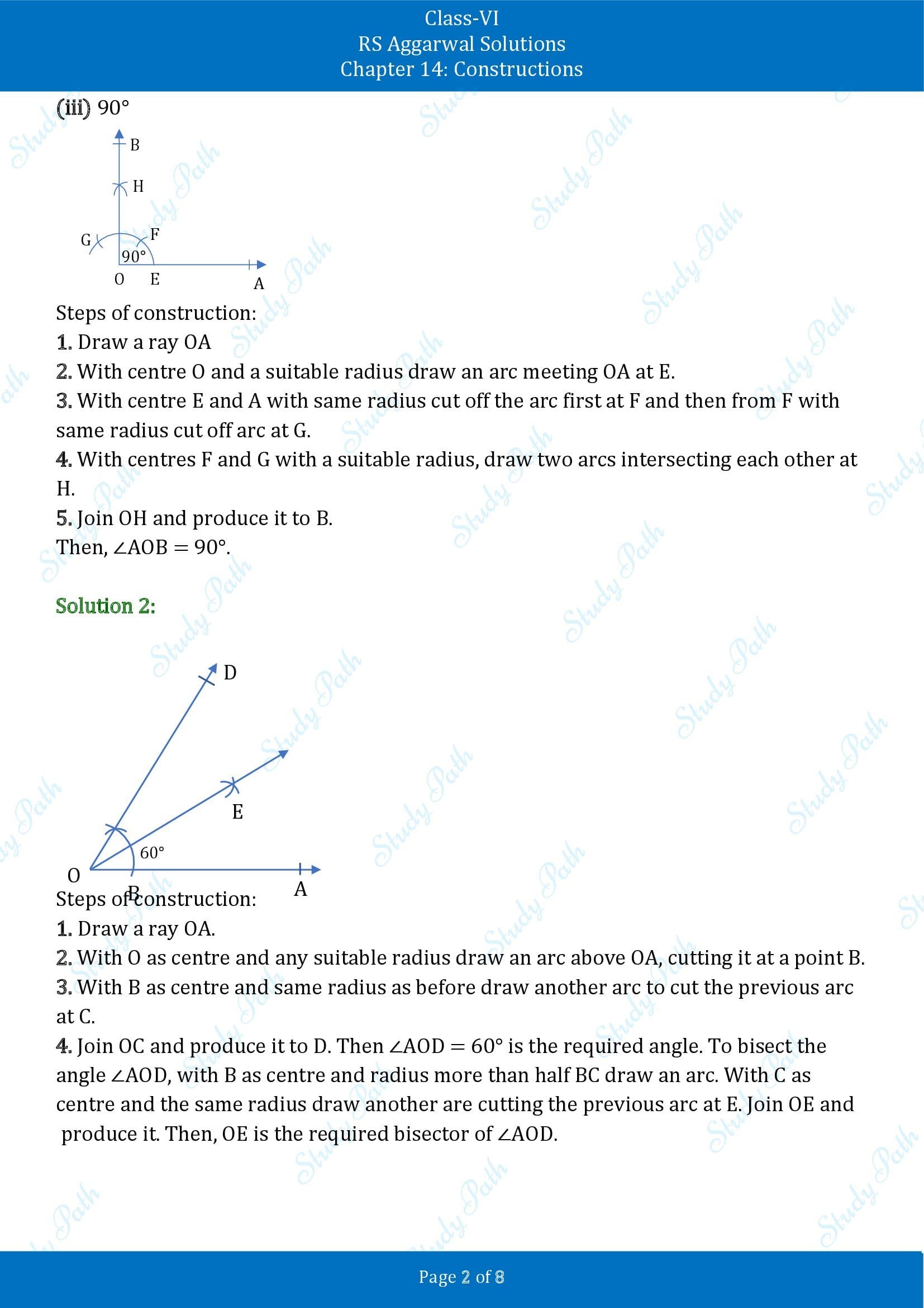 RS Aggarwal Solutions Class 6 Chapter 14 Constructions Exercise 14B 00002