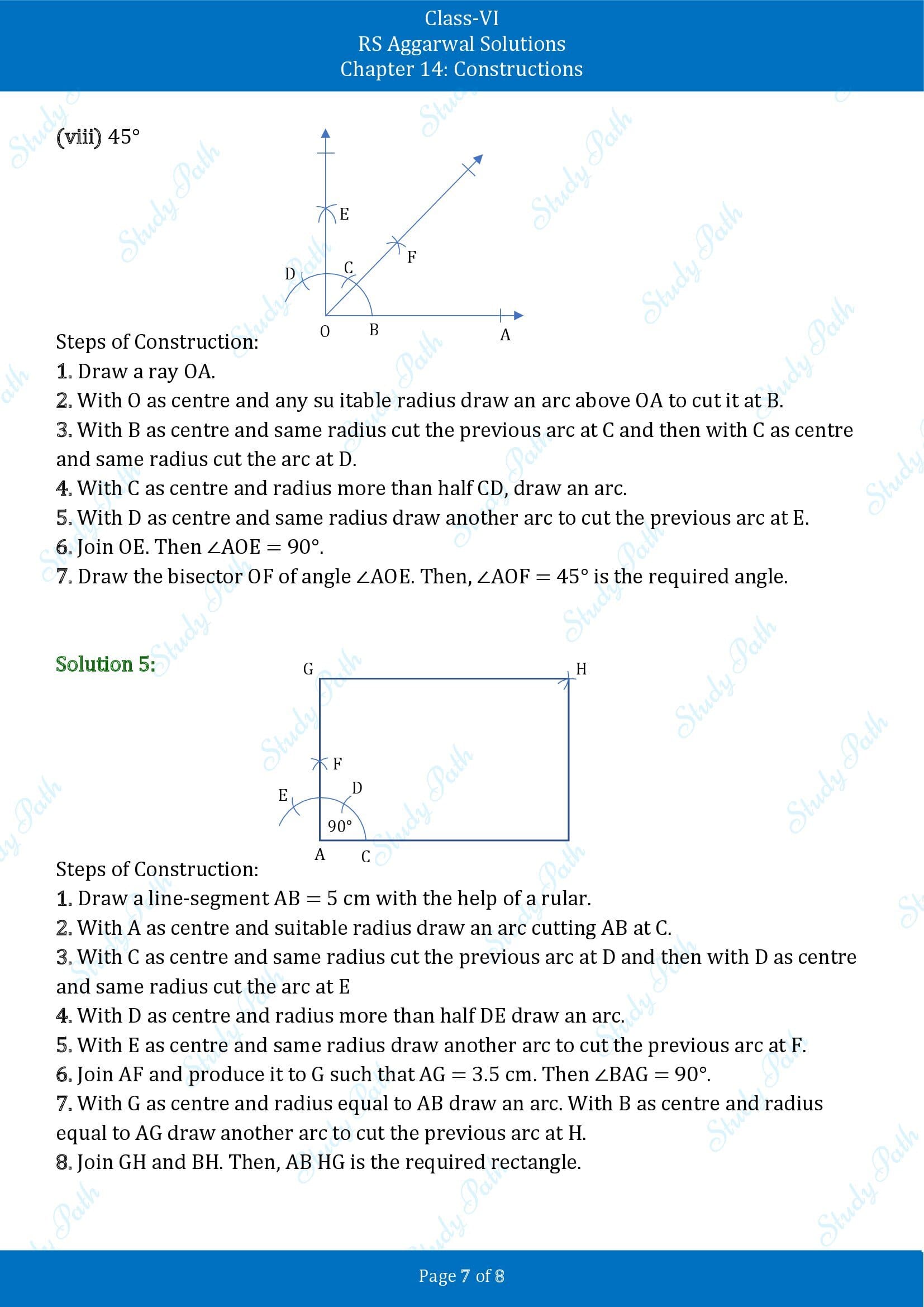 RS Aggarwal Solutions Class 6 Chapter 14 Constructions Exercise 14B 00007