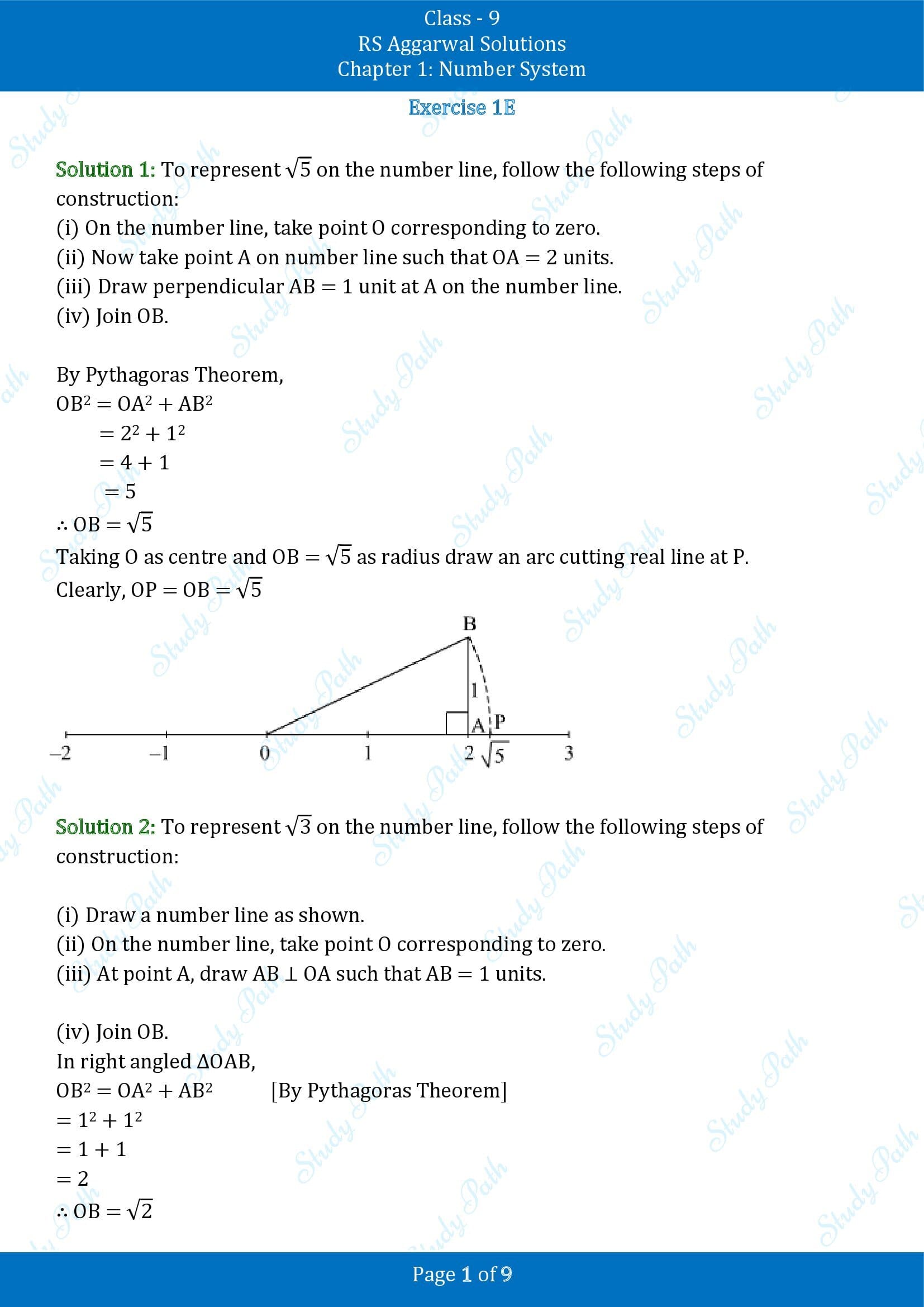 RS Aggarwal Solutions Class 9 Chapter 1 Number System Exercise 1E 00001