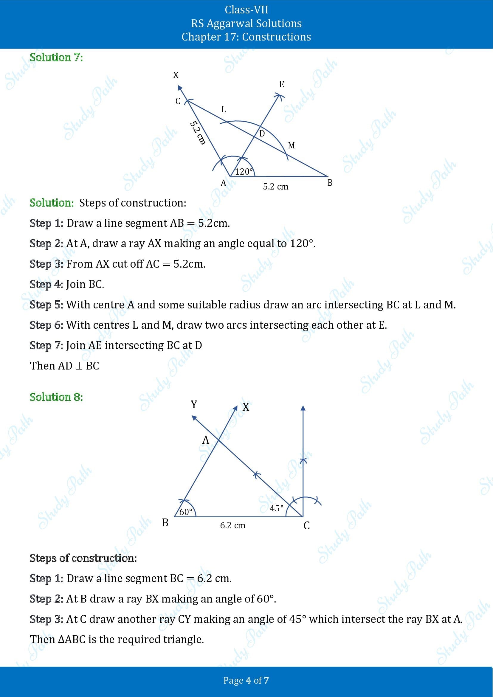 RS Aggarwal Solutions Class 7 Chapter 17 Constructions Exercise 17B 00004