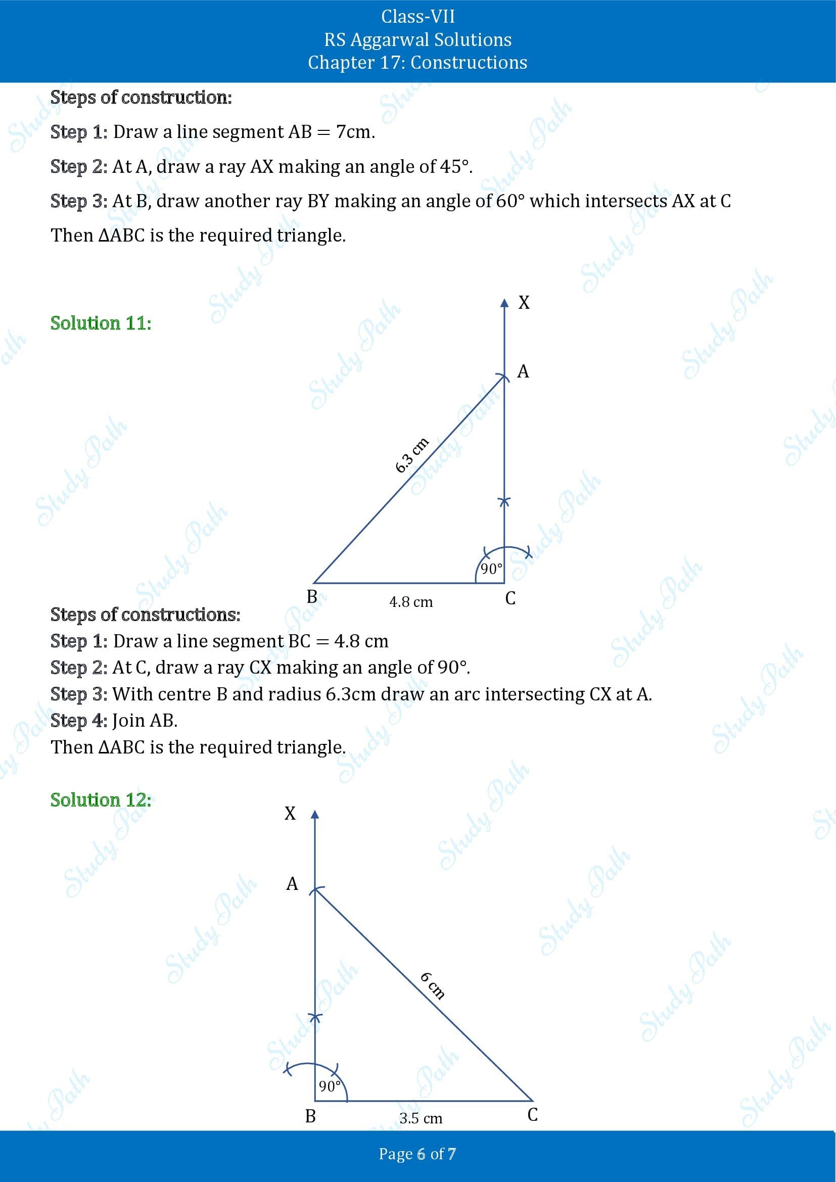 RS Aggarwal Solutions Class 7 Chapter 17 Constructions Exercise 17B 00006
