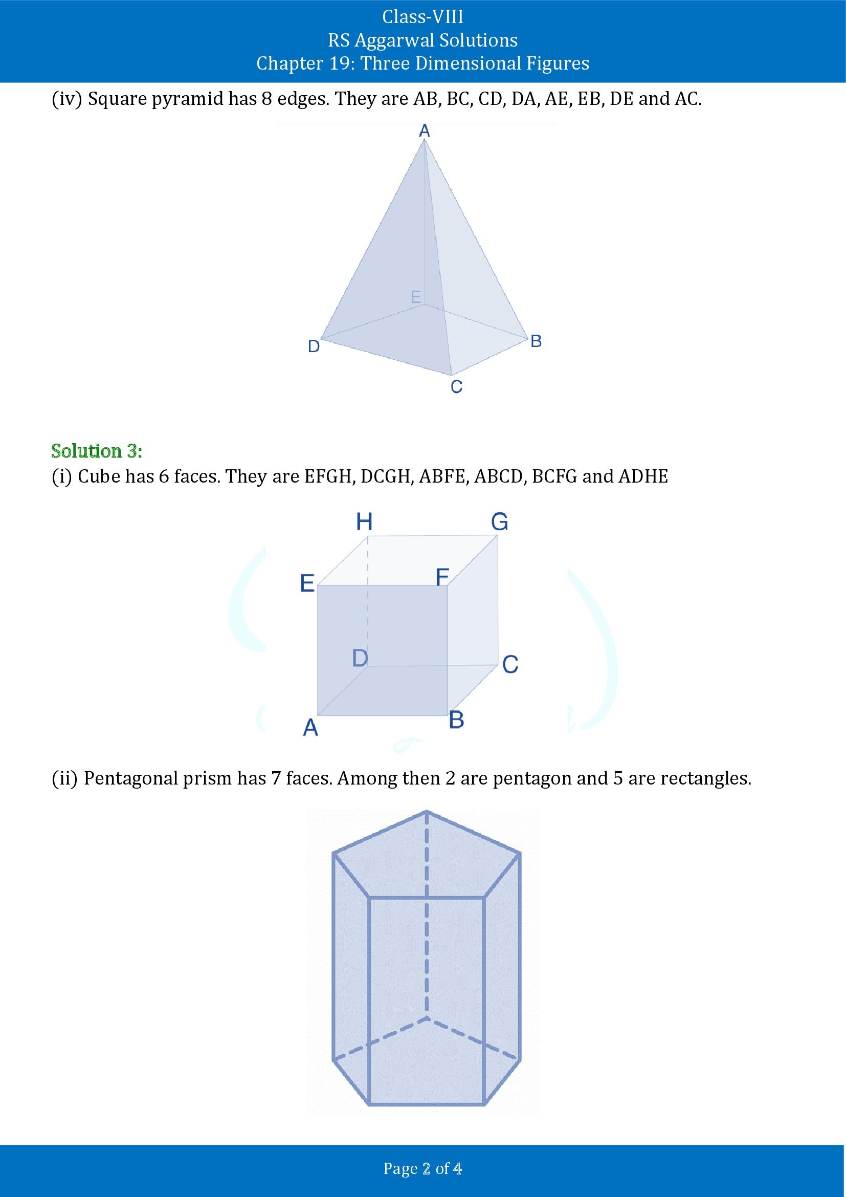 RS Aggarwal Solutions Class 8 Chapter 19 Three Dimensional Figures Exercise 19B 00002