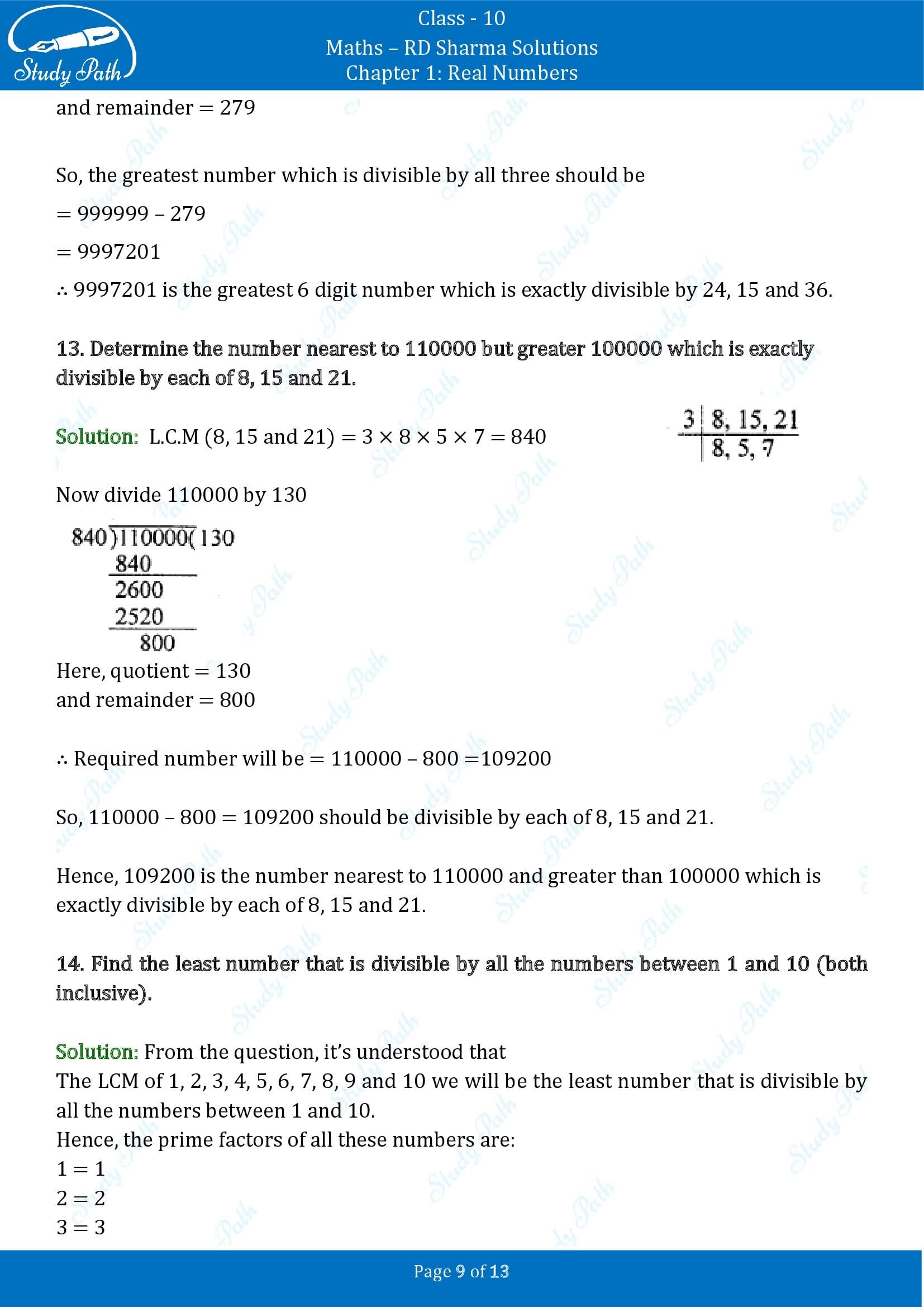 RD Sharma Solutions Class 10 Chapter 1 Real Numbers Exercise 1.4 00009
