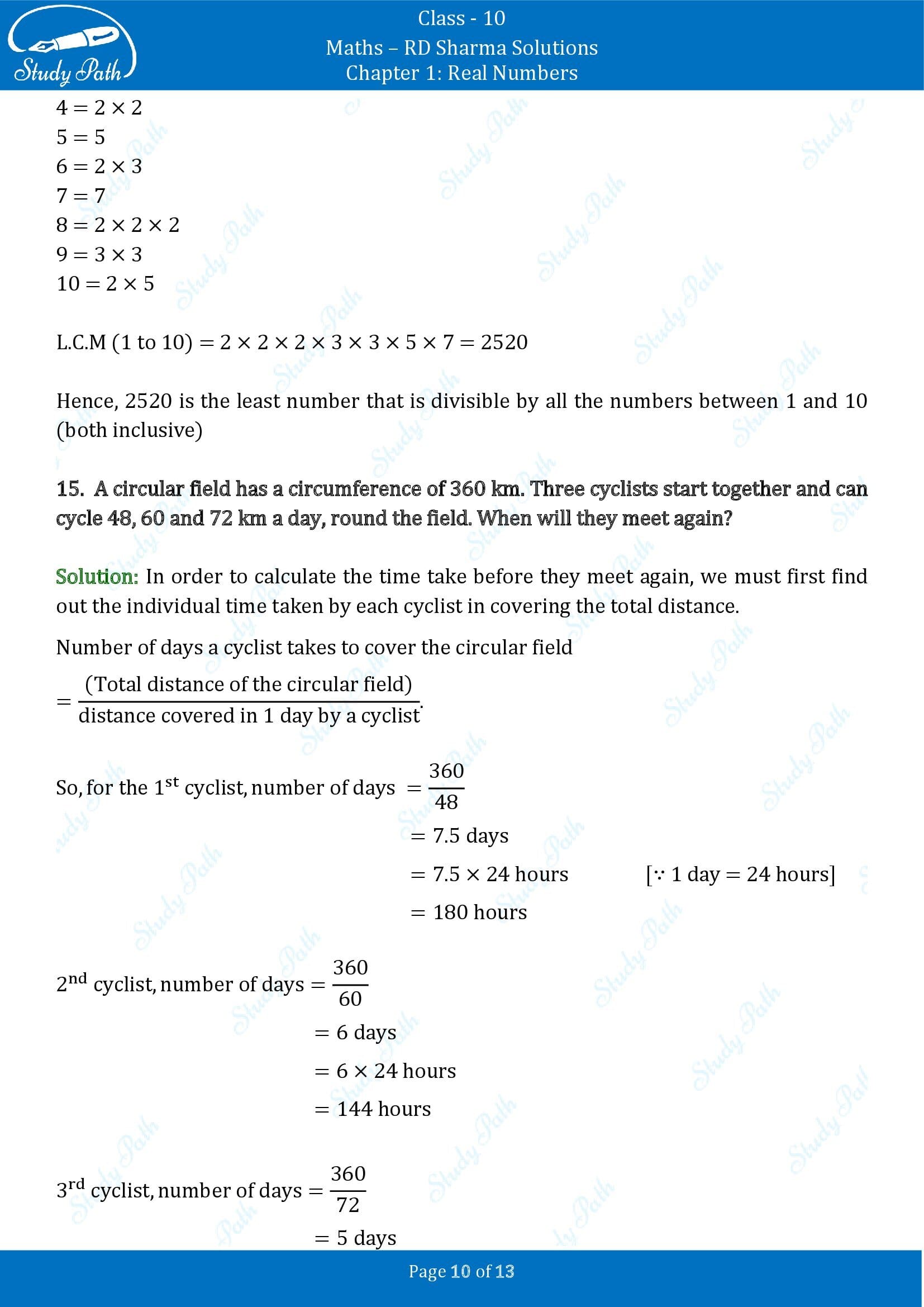RD Sharma Solutions Class 10 Chapter 1 Real Numbers Exercise 1.4 00010