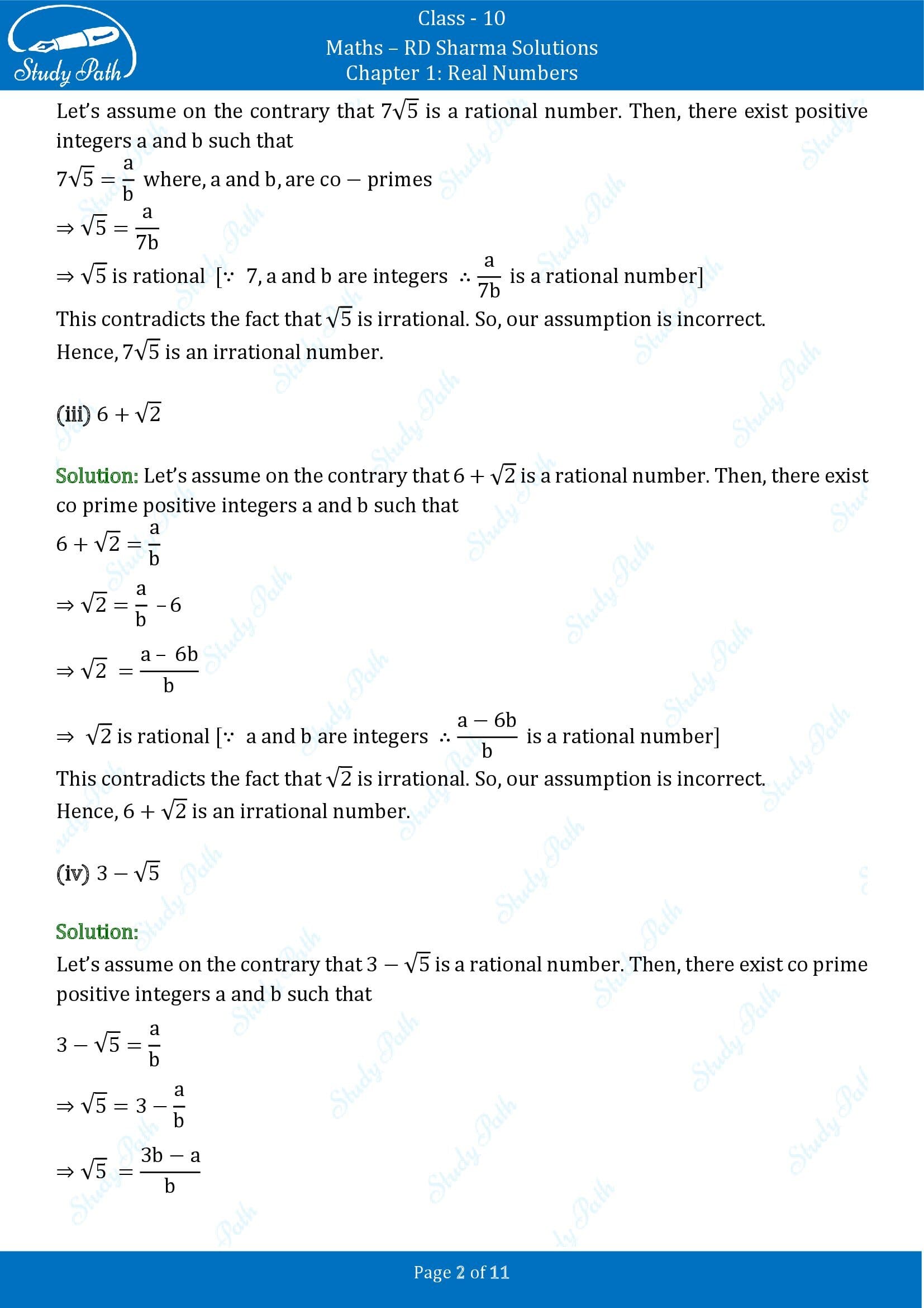 RD Sharma Solutions Class 10 Chapter 1 Real Numbers Exercise 1.5 00002