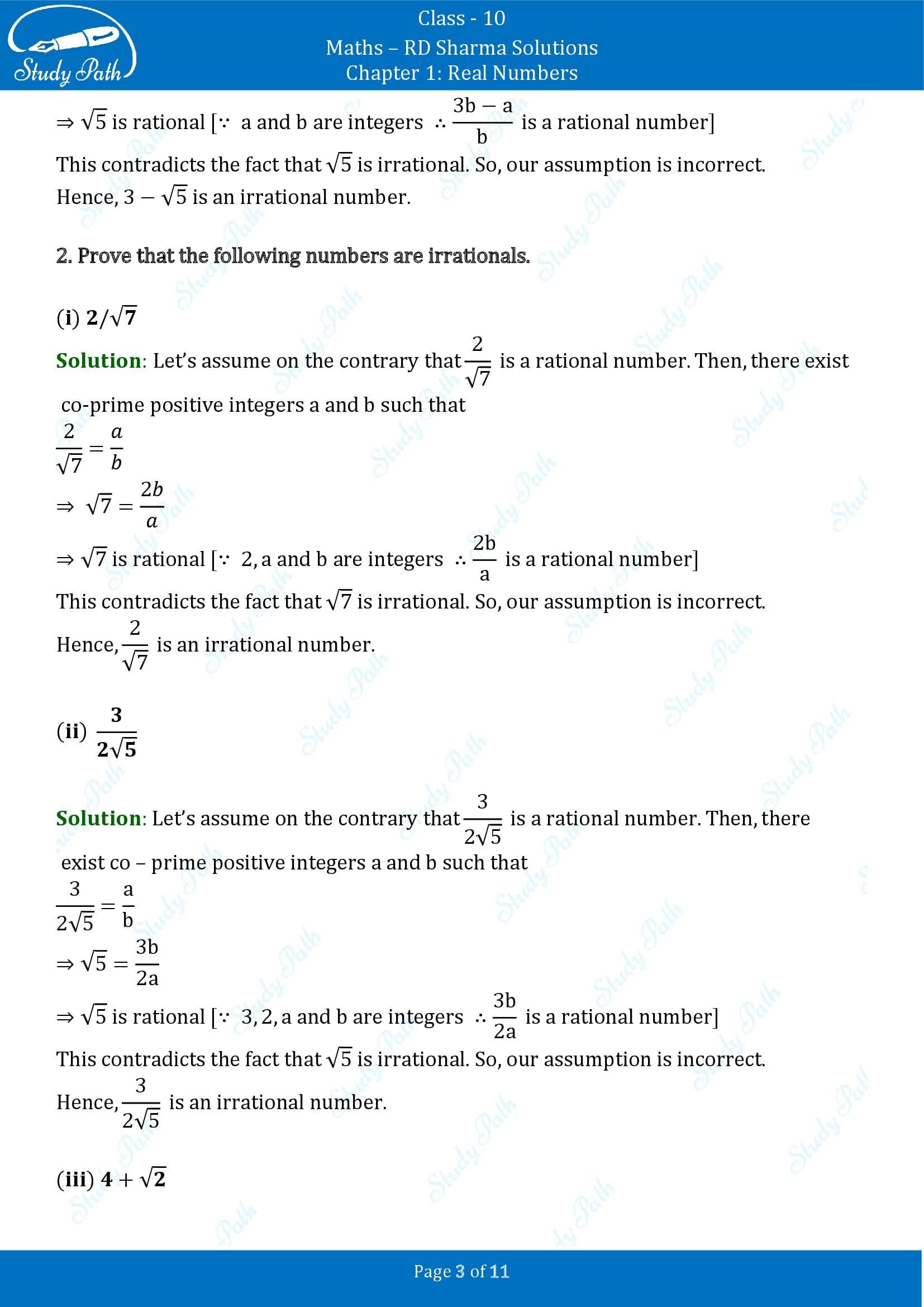 RD Sharma Solutions Class 10 Chapter 1 Real Numbers Exercise 1.5 00003