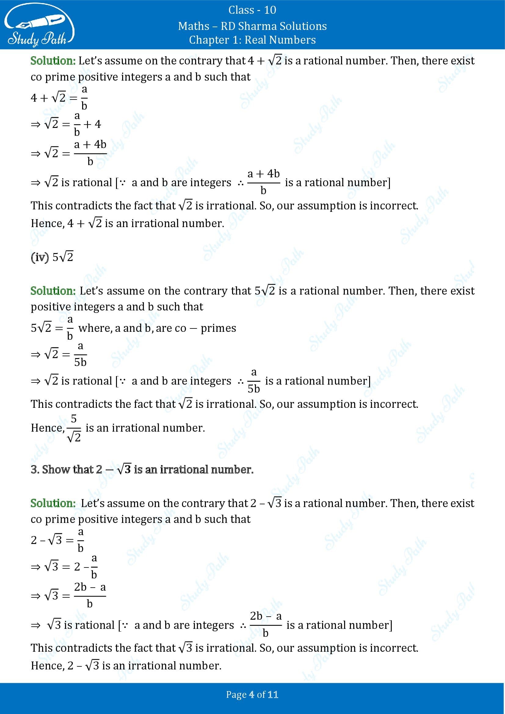 RD Sharma Solutions Class 10 Chapter 1 Real Numbers Exercise 1.5 00004