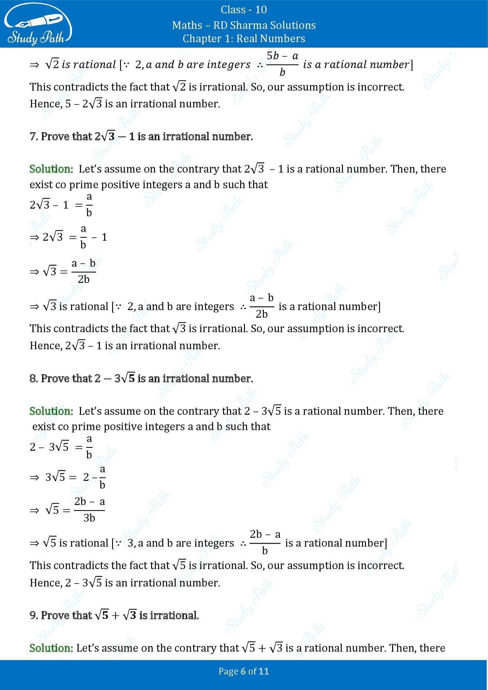 RD Sharma Solutions Class 10 Chapter 1 Real Numbers Exercise 1.5 00006