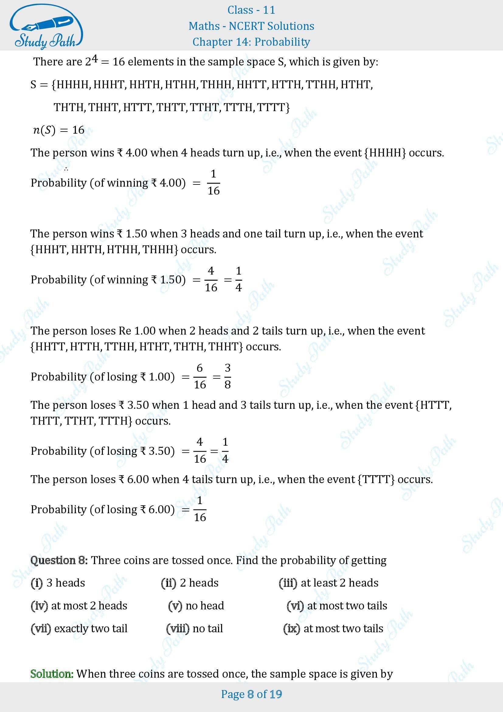 NCERT Solutions for Class 11 Maths Chapter 14 Probability Exercise 14.2 00008