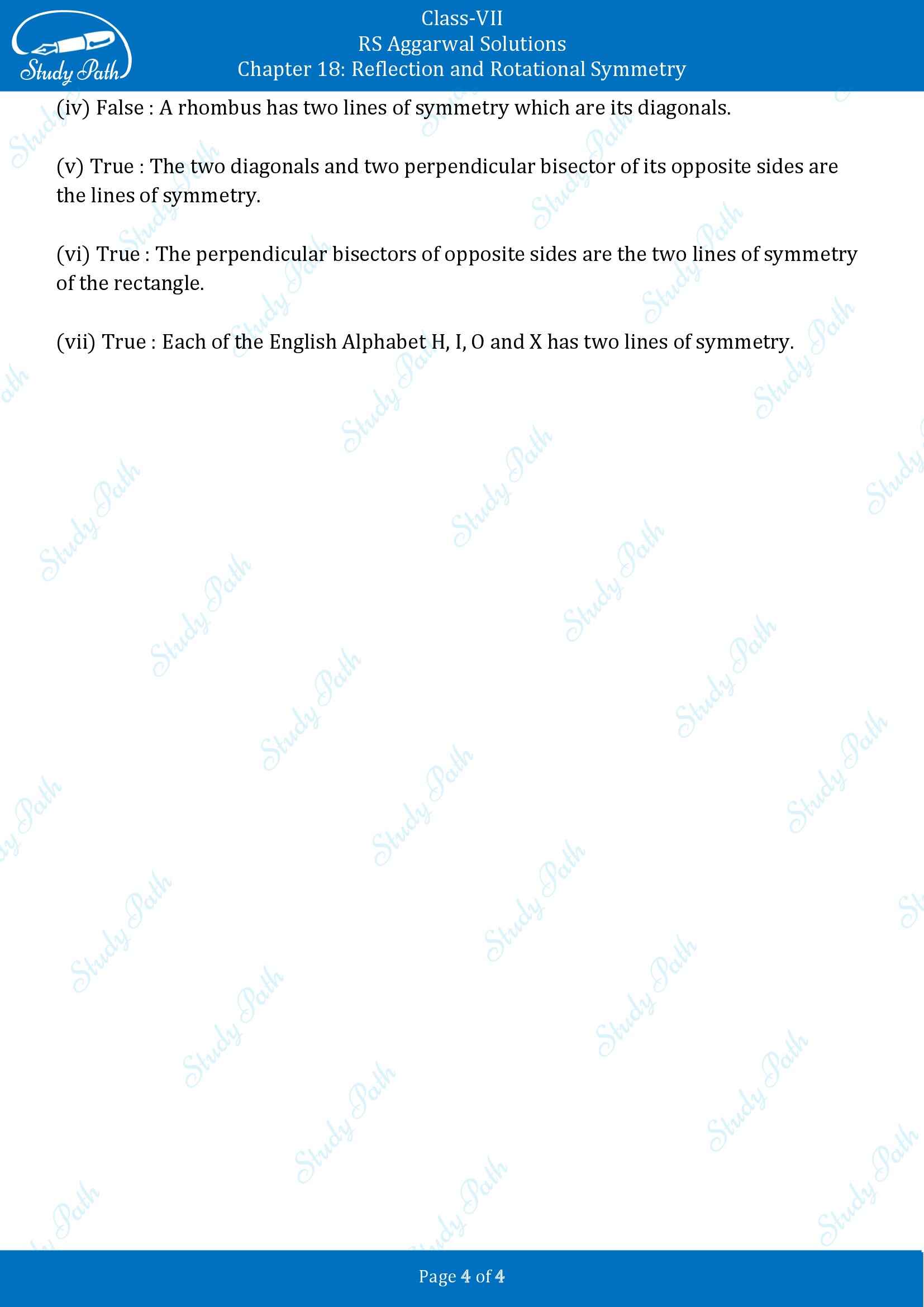 RS Aggarwal Solutions Class 7 Chapter 18 Reflection and Rotational Symmetry Exercise 18A 00004