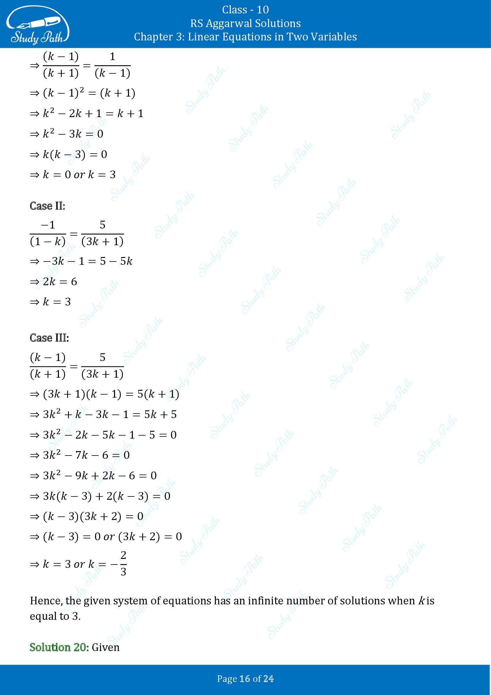 RS Aggarwal Solutions for Class 10 Chapter 3 Linear Equations in Two Variables Exercise 3D 00016