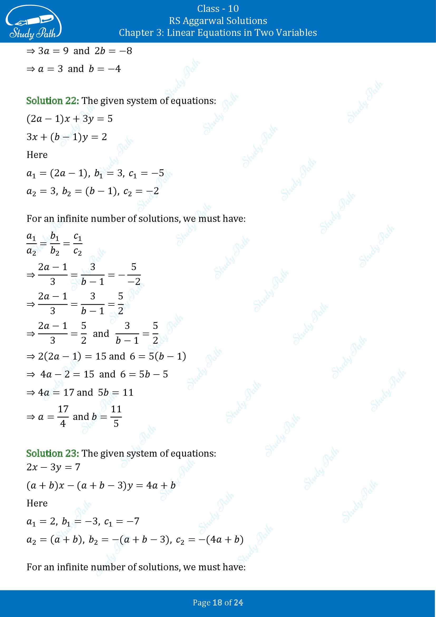 RS Aggarwal Solutions for Class 10 Chapter 3 Linear Equations in Two Variables Exercise 3D 00018